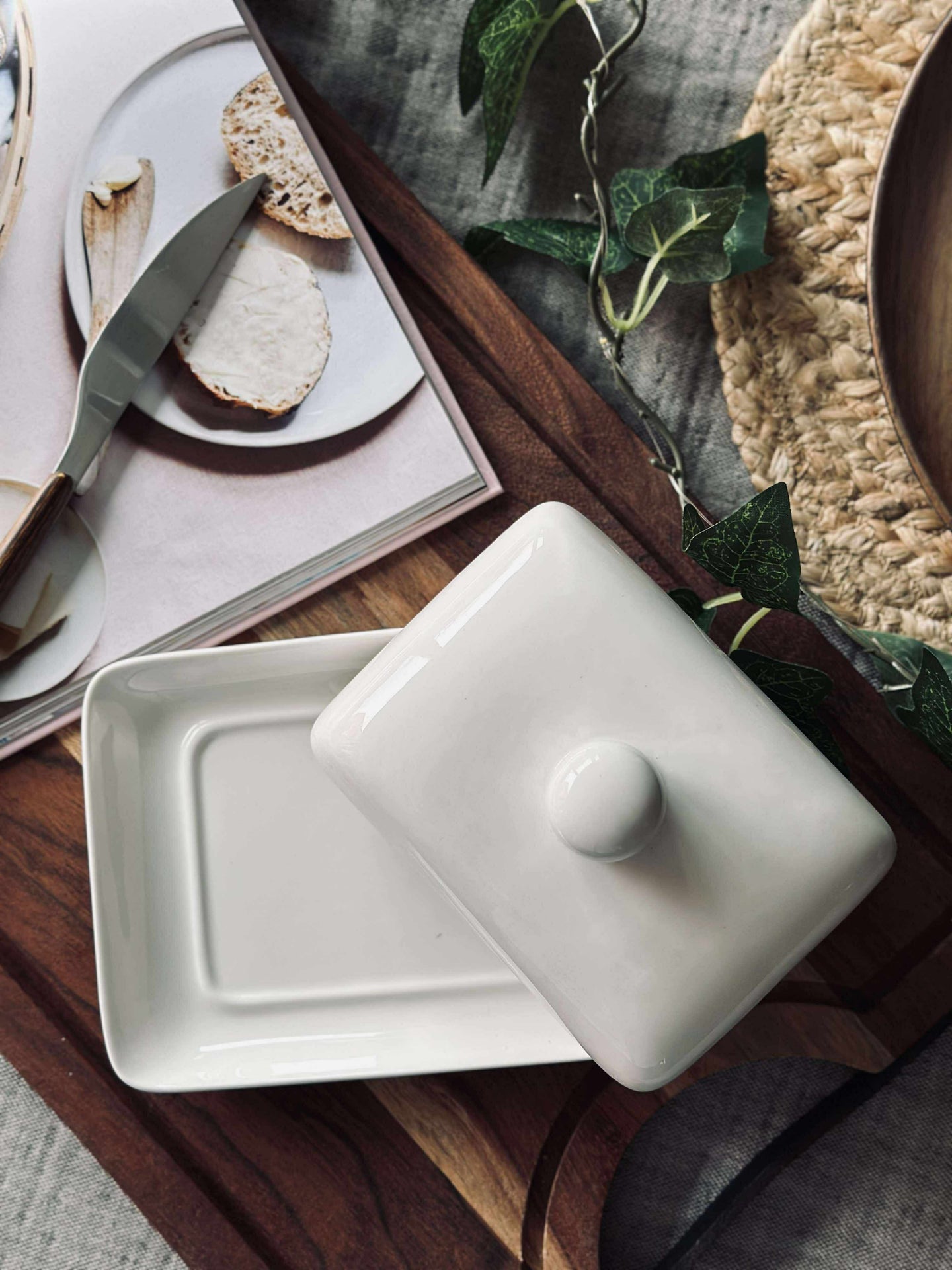 Smörskål - Porslin