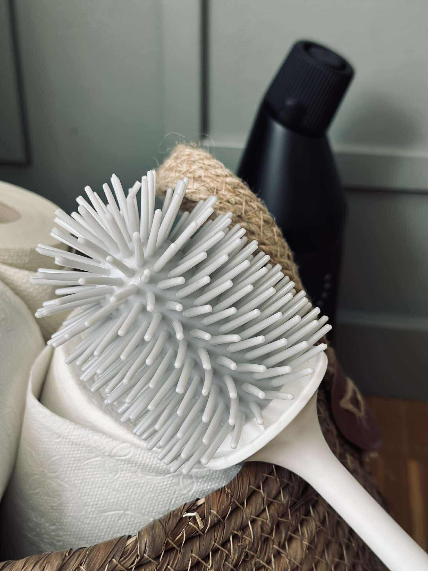 Toalettborste med upphängning - Silikon