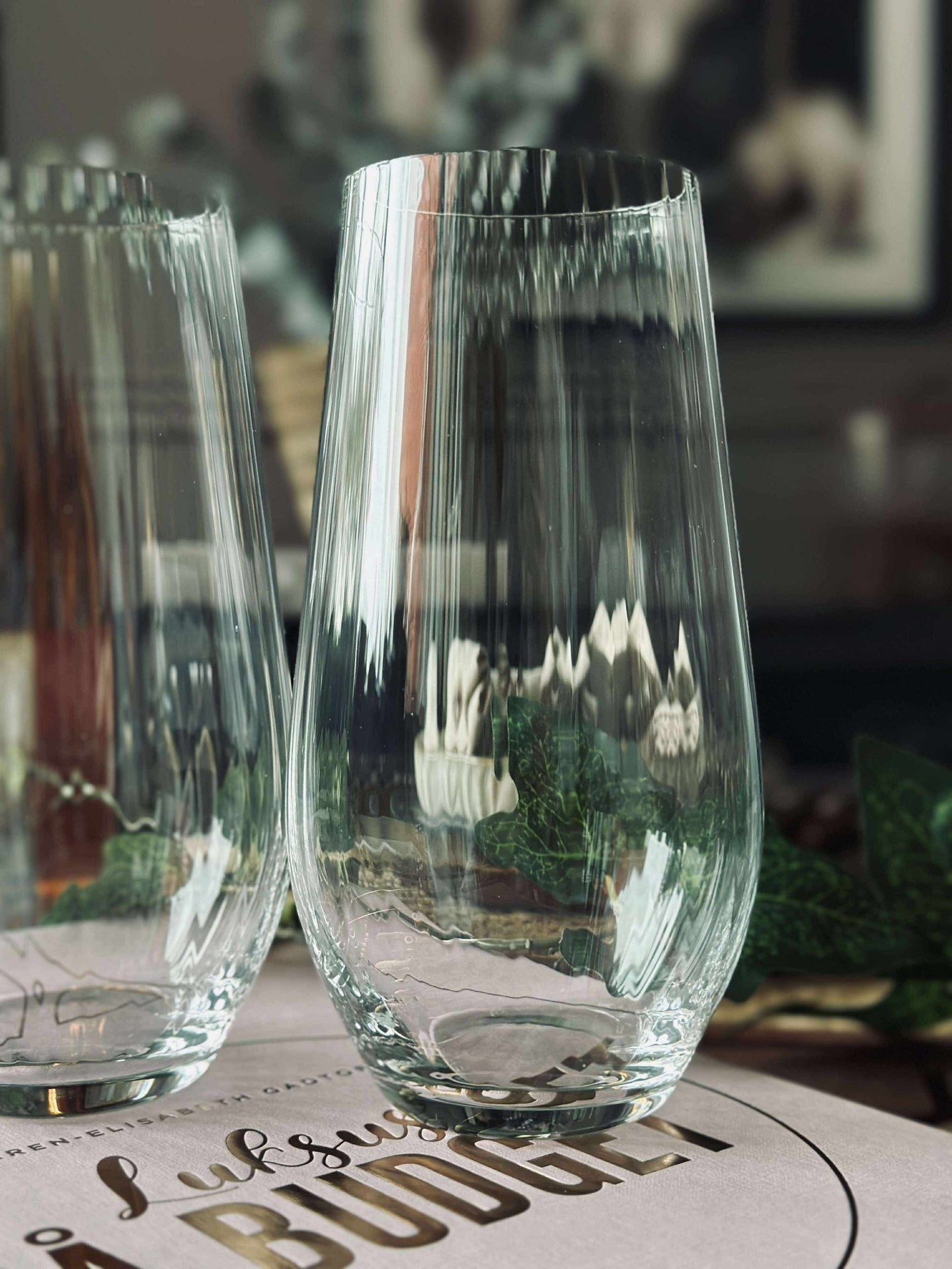 Vattenglas Hög CRYSTAL - Set med 2 st.