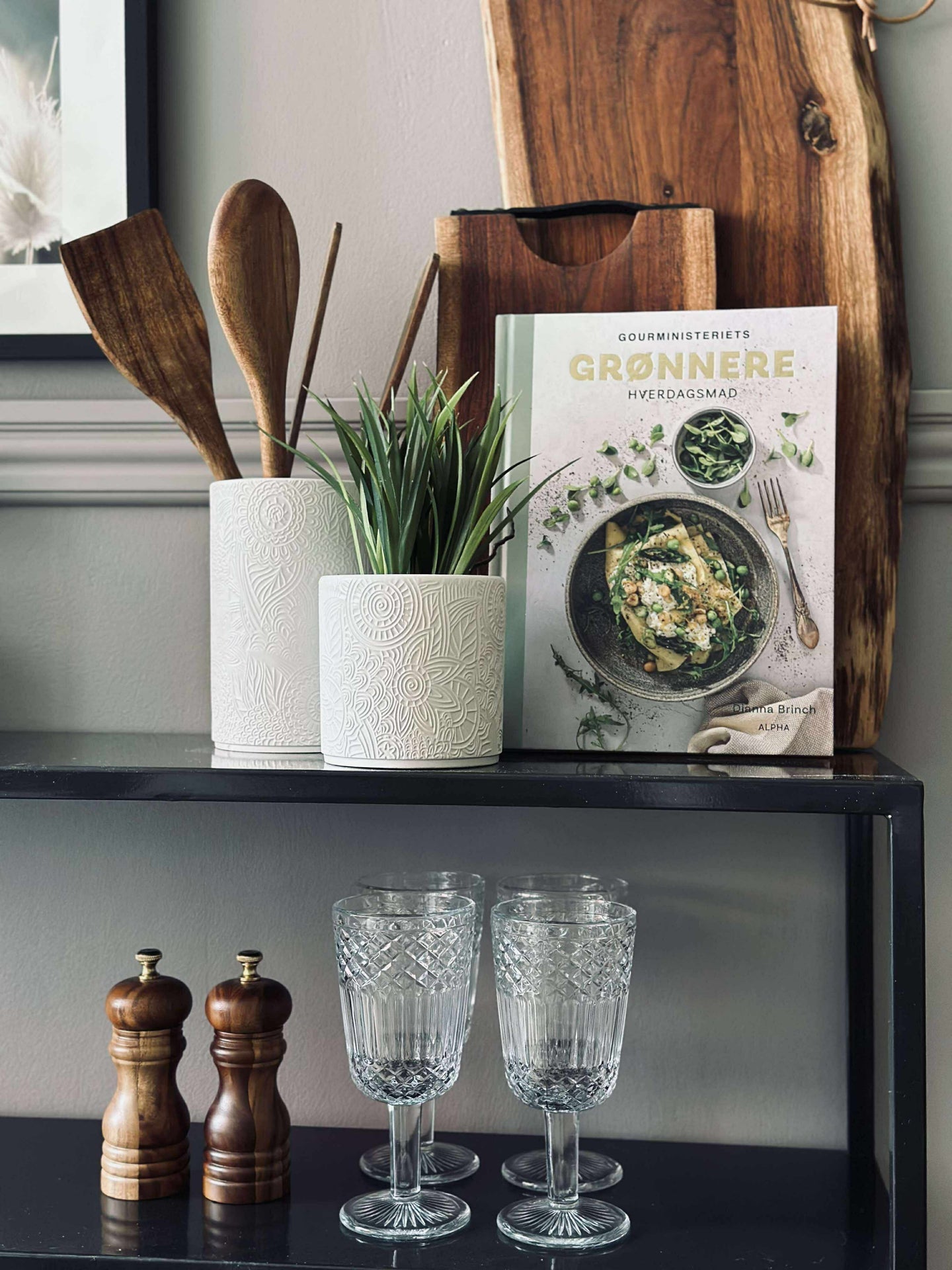 Burk med lock - Keramik 800ml