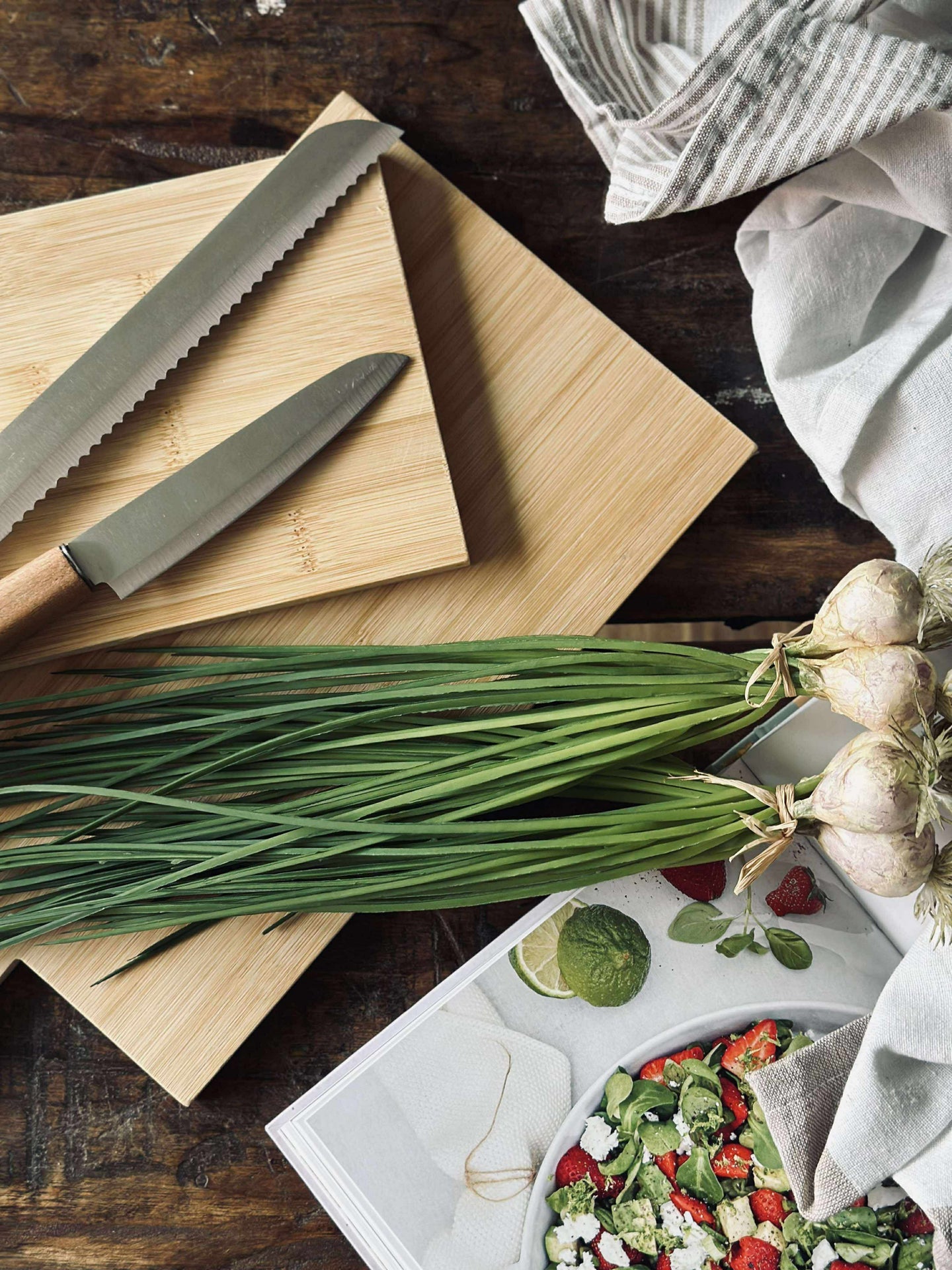 Skärbräda - 3 st. Bambus