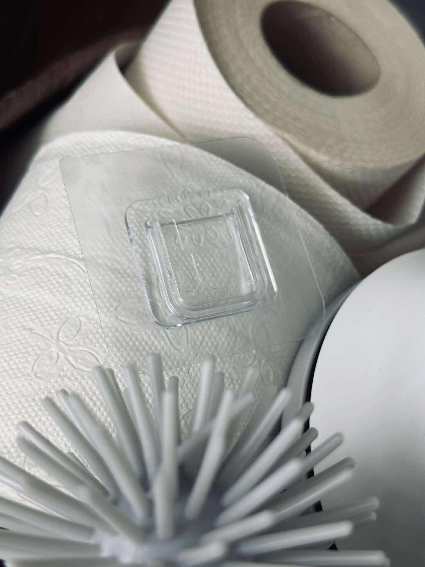 Toalettborste med upphängning - Silikon