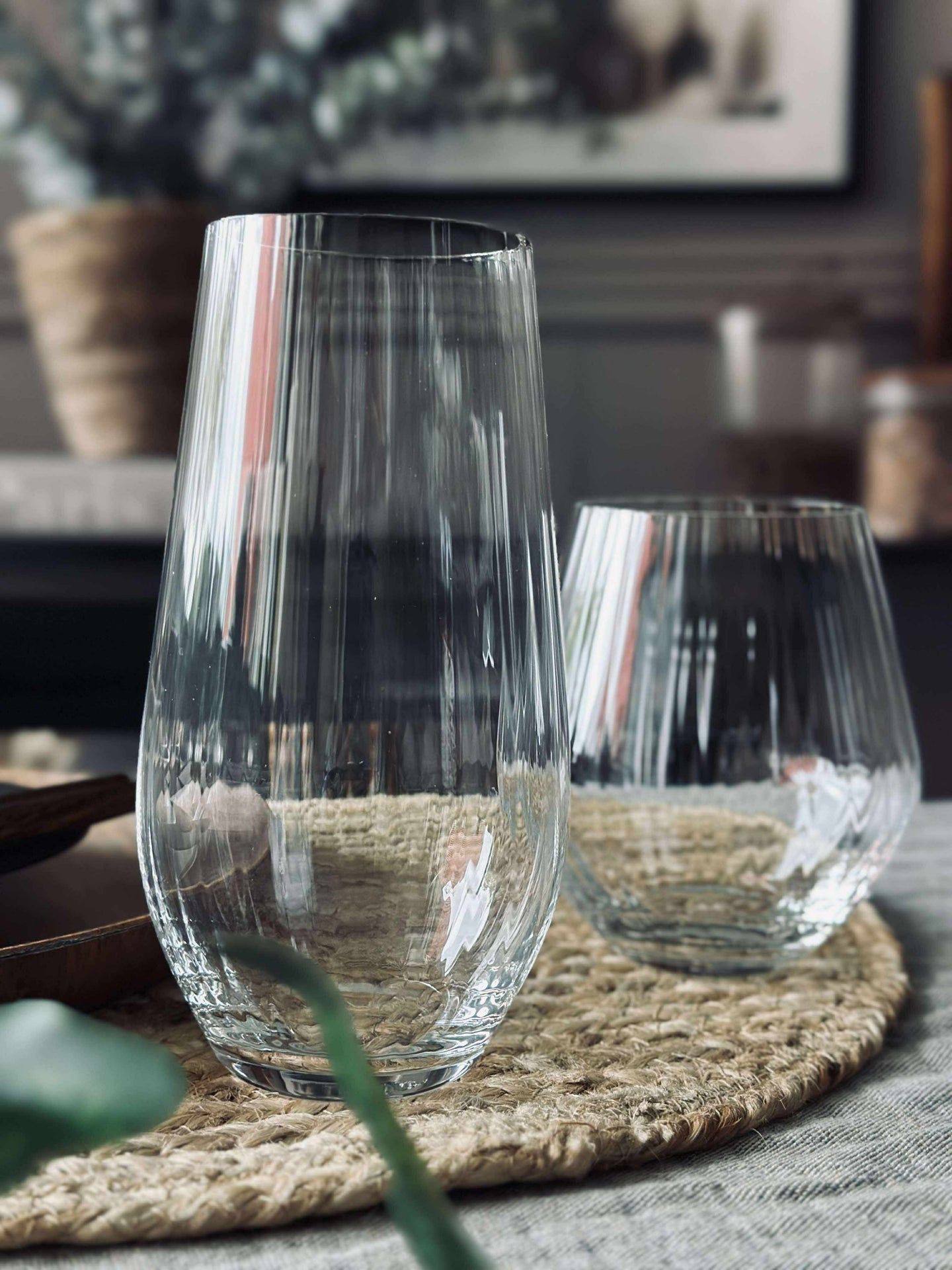 Vattenglas Hög CRYSTAL - Set med 2 st.
