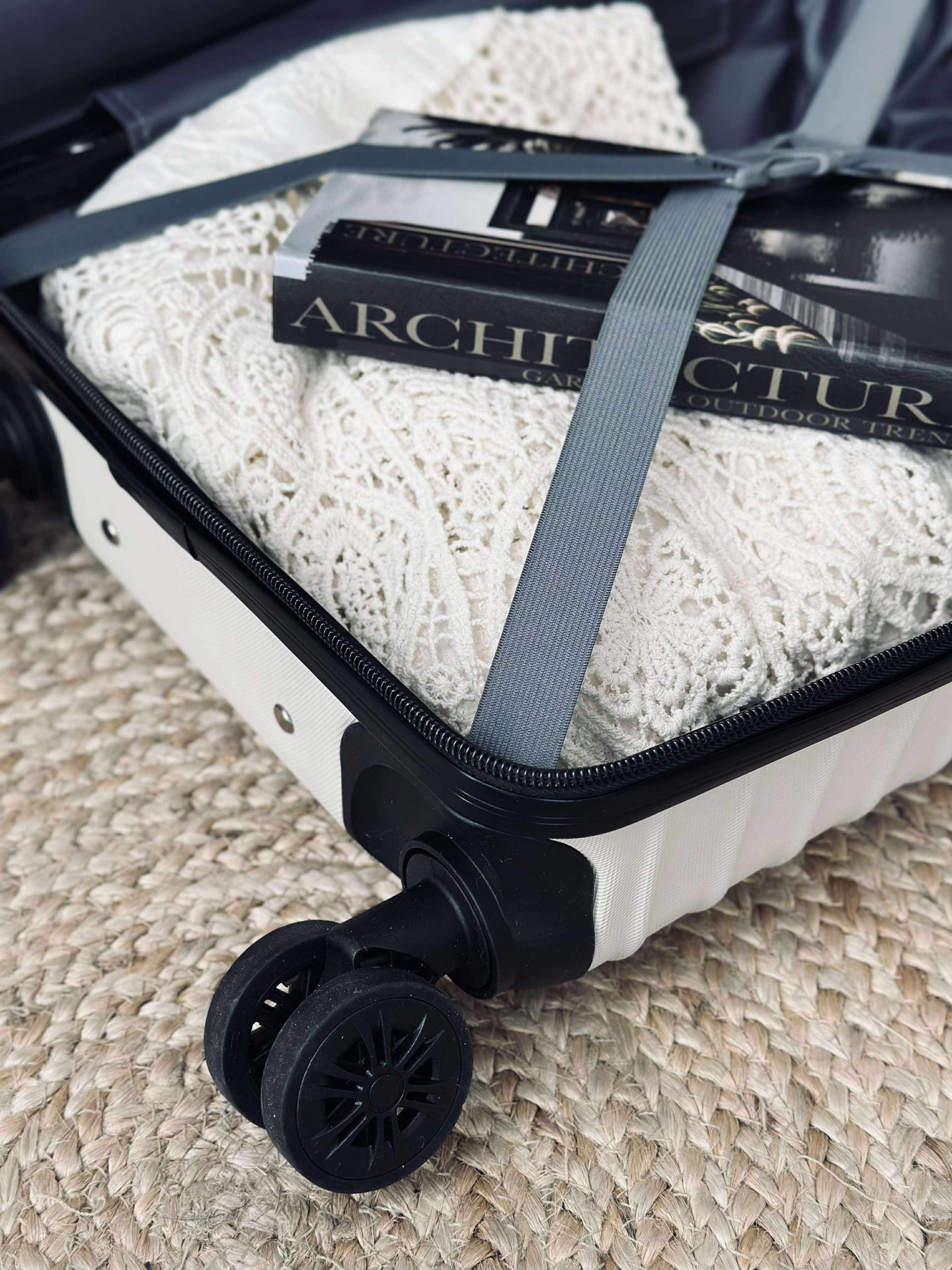 Resväskeset med 3 st – Beige