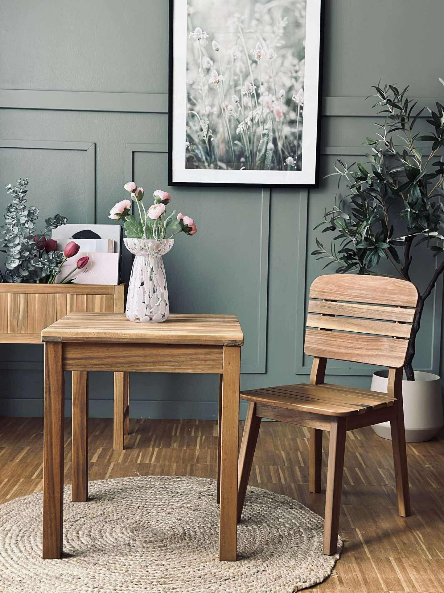 Pall - akacia för inomhus / utomhus