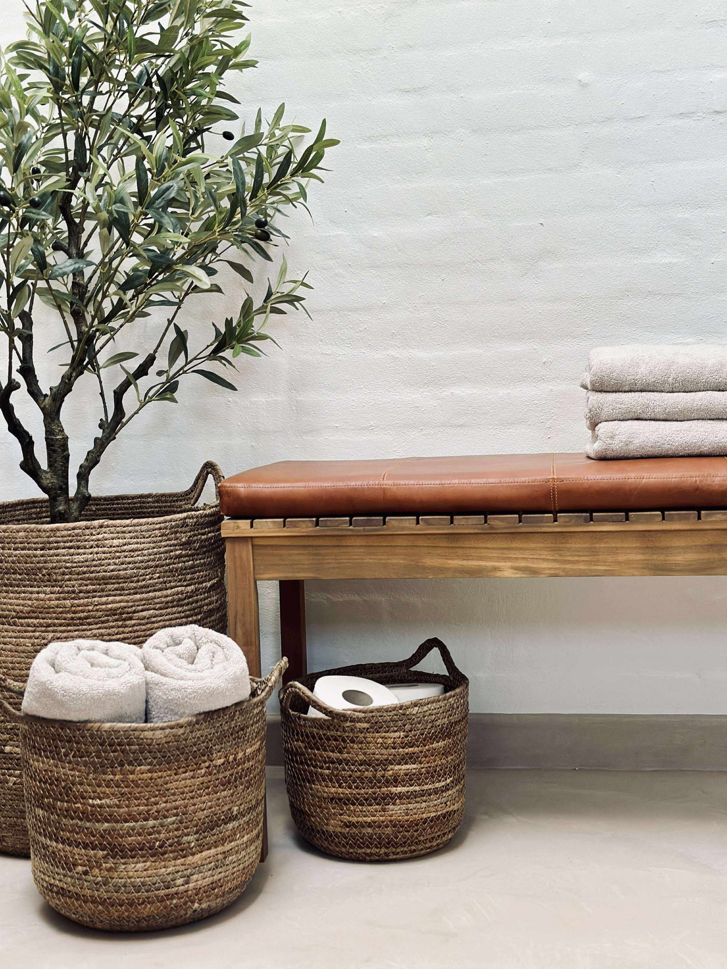 Bänk TOKYO Akacia - 88 cm