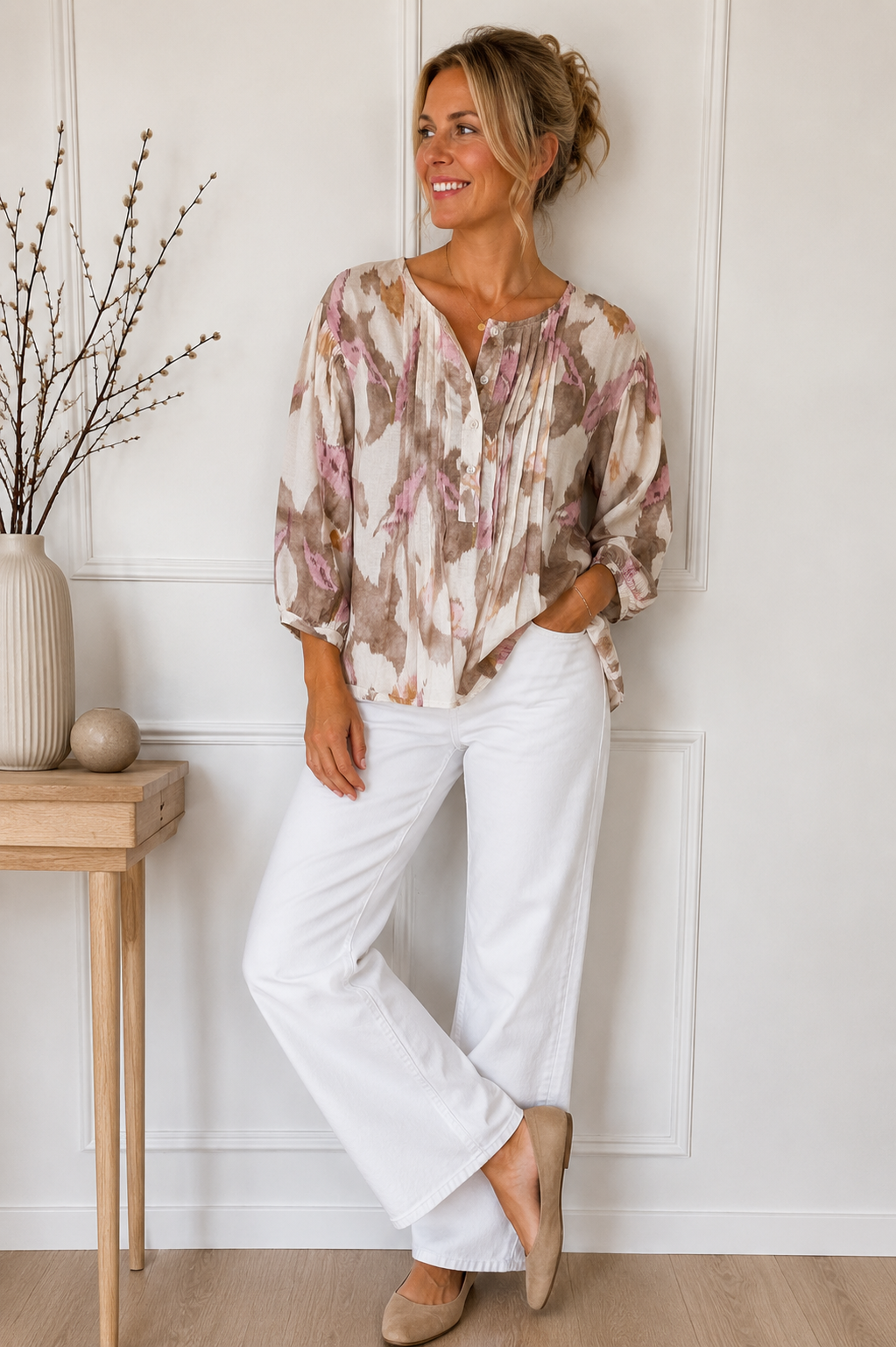 Blus Cosmos - beige