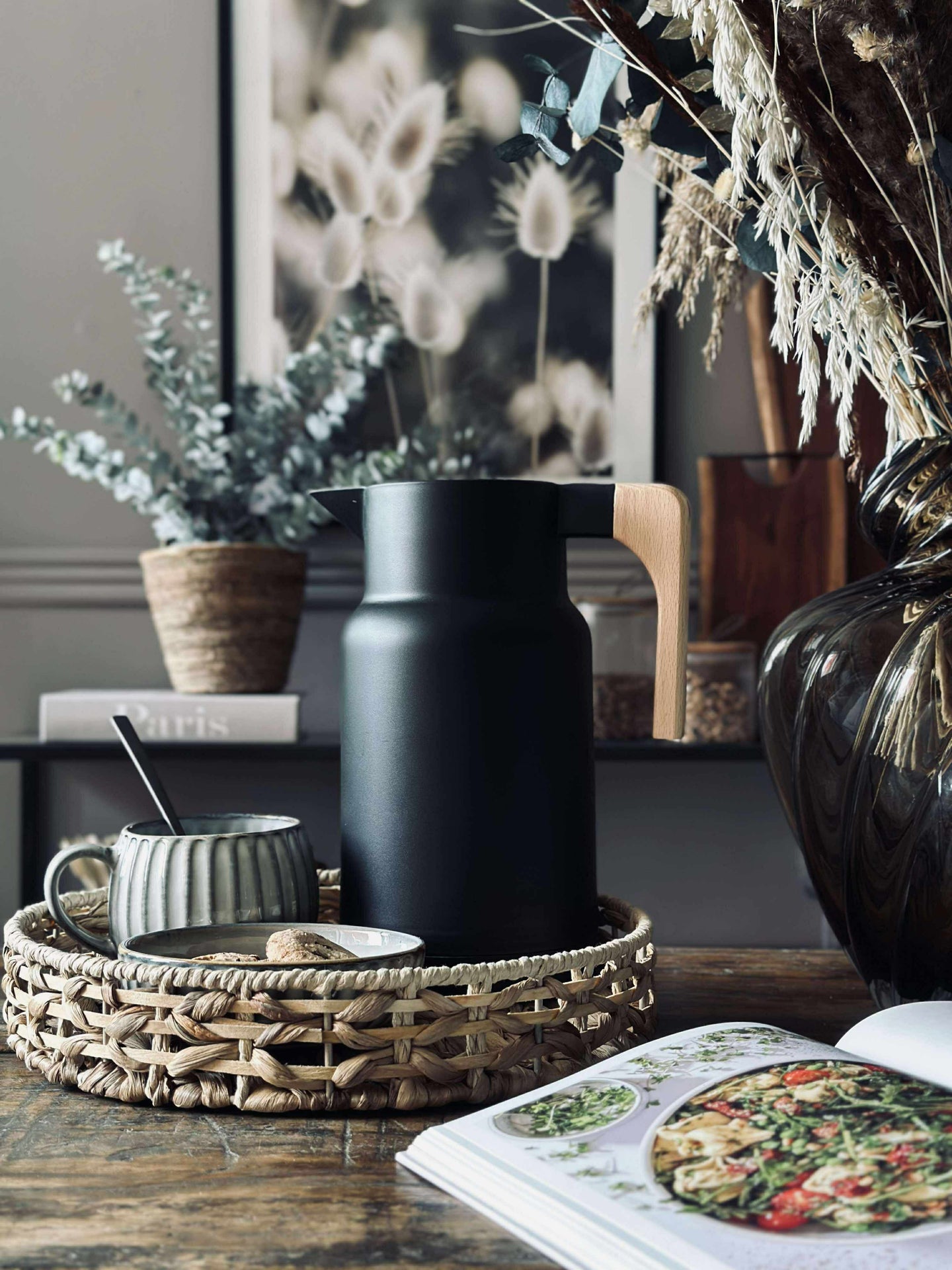 Bricka i vattenhyacint - Dia 30cm