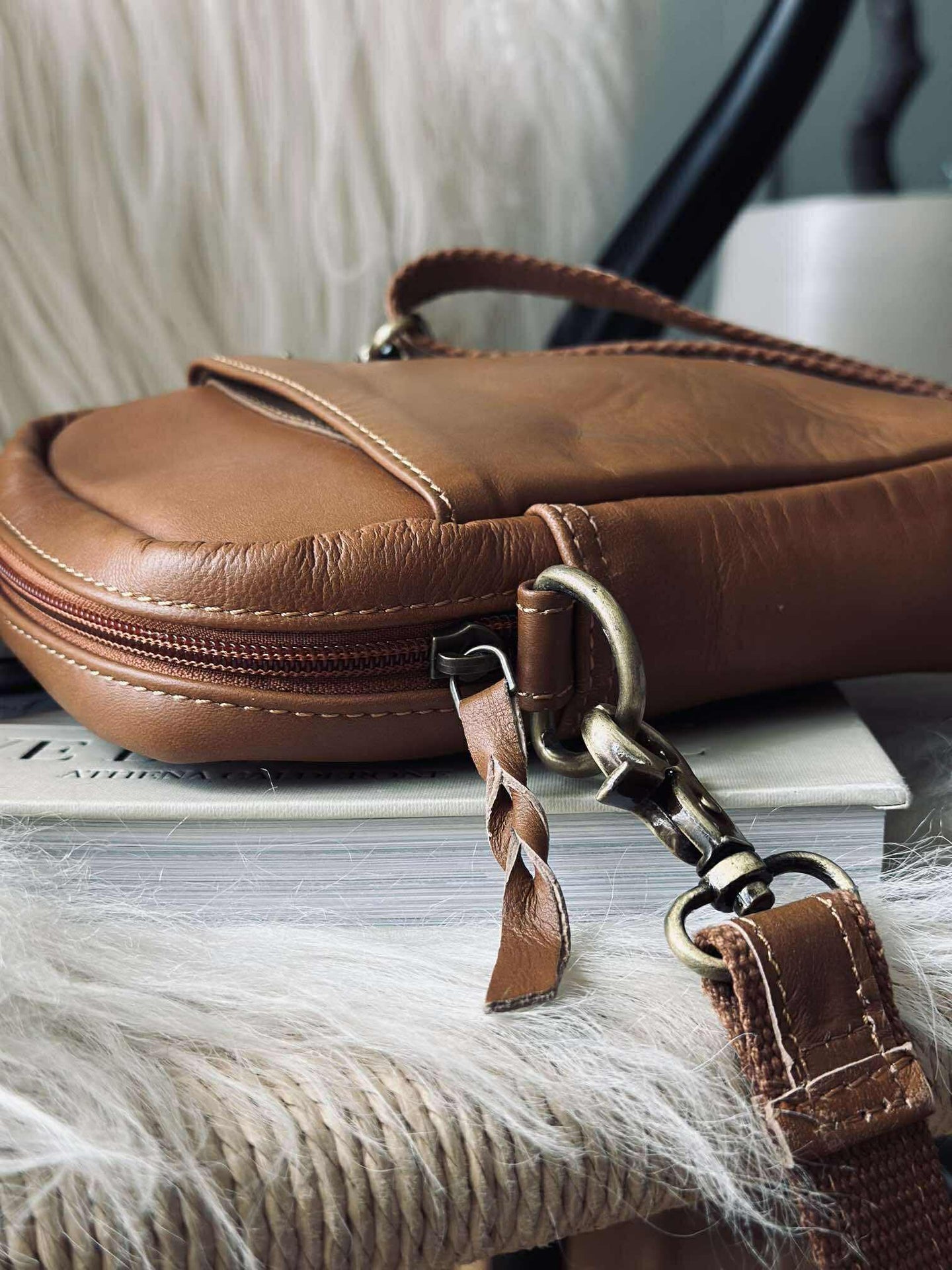 Mobilväska Emma - Cognac
