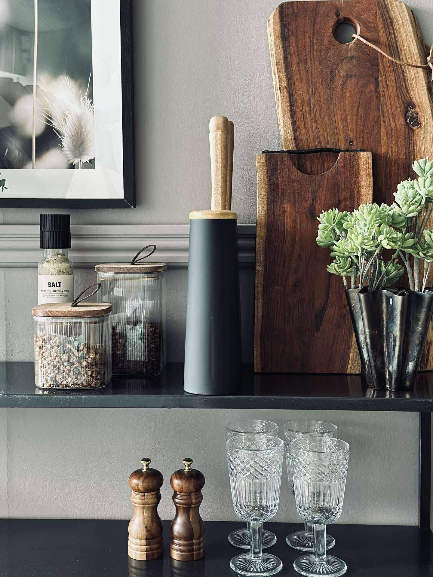 Knivblock för 7 knivar