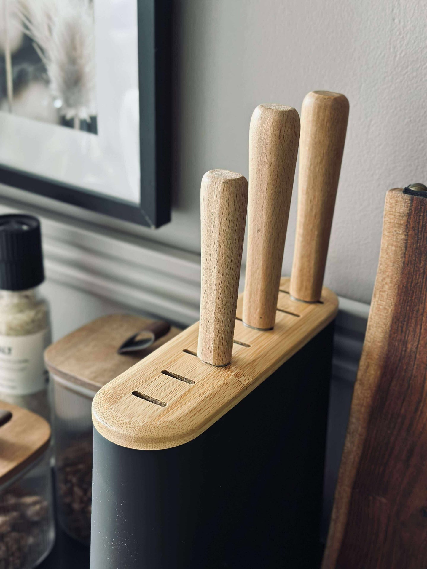 Knivblock för 7 knivar