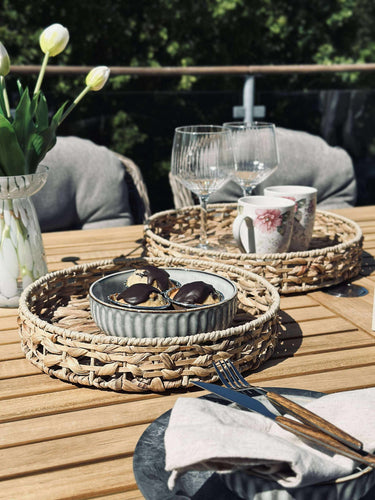 Bricka i vattenhyacint - Dia 35cm