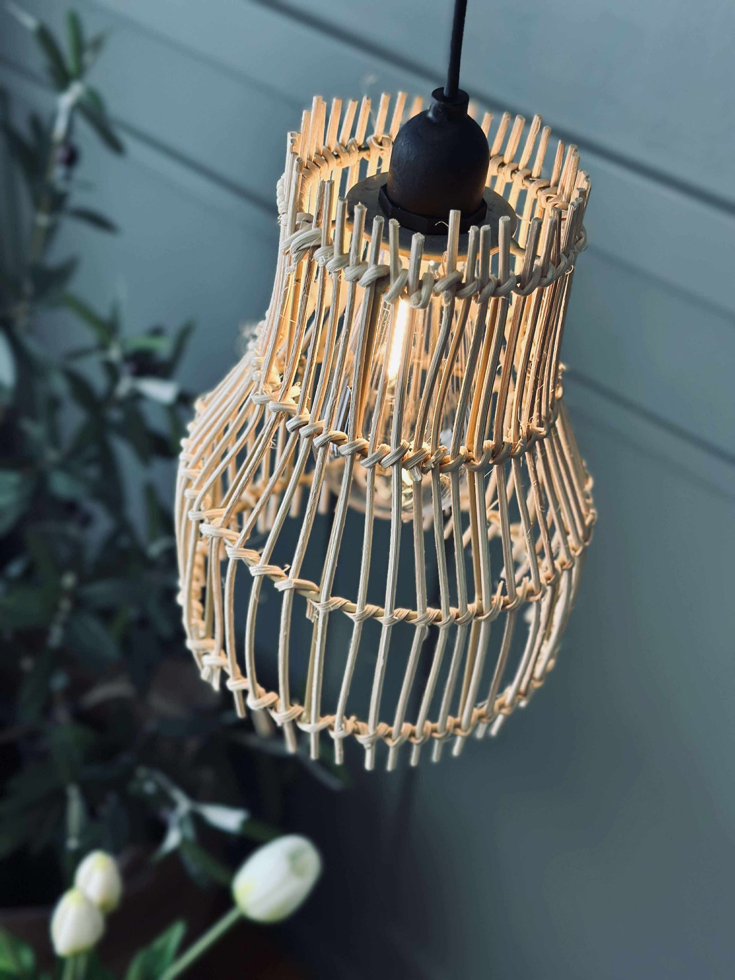 Lampa för batterier med timerfunktion – Godkänd för inomhus/utomhusbruk