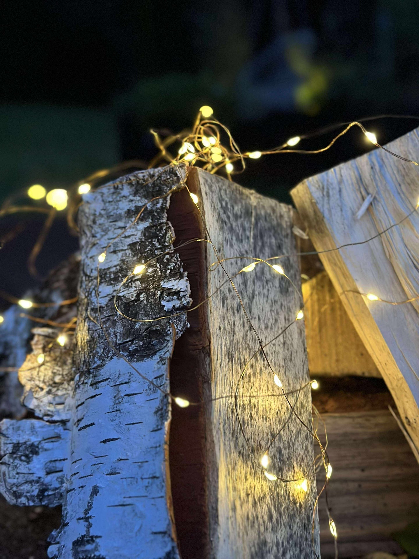 Ljusslinga med solceller - 200 ljus