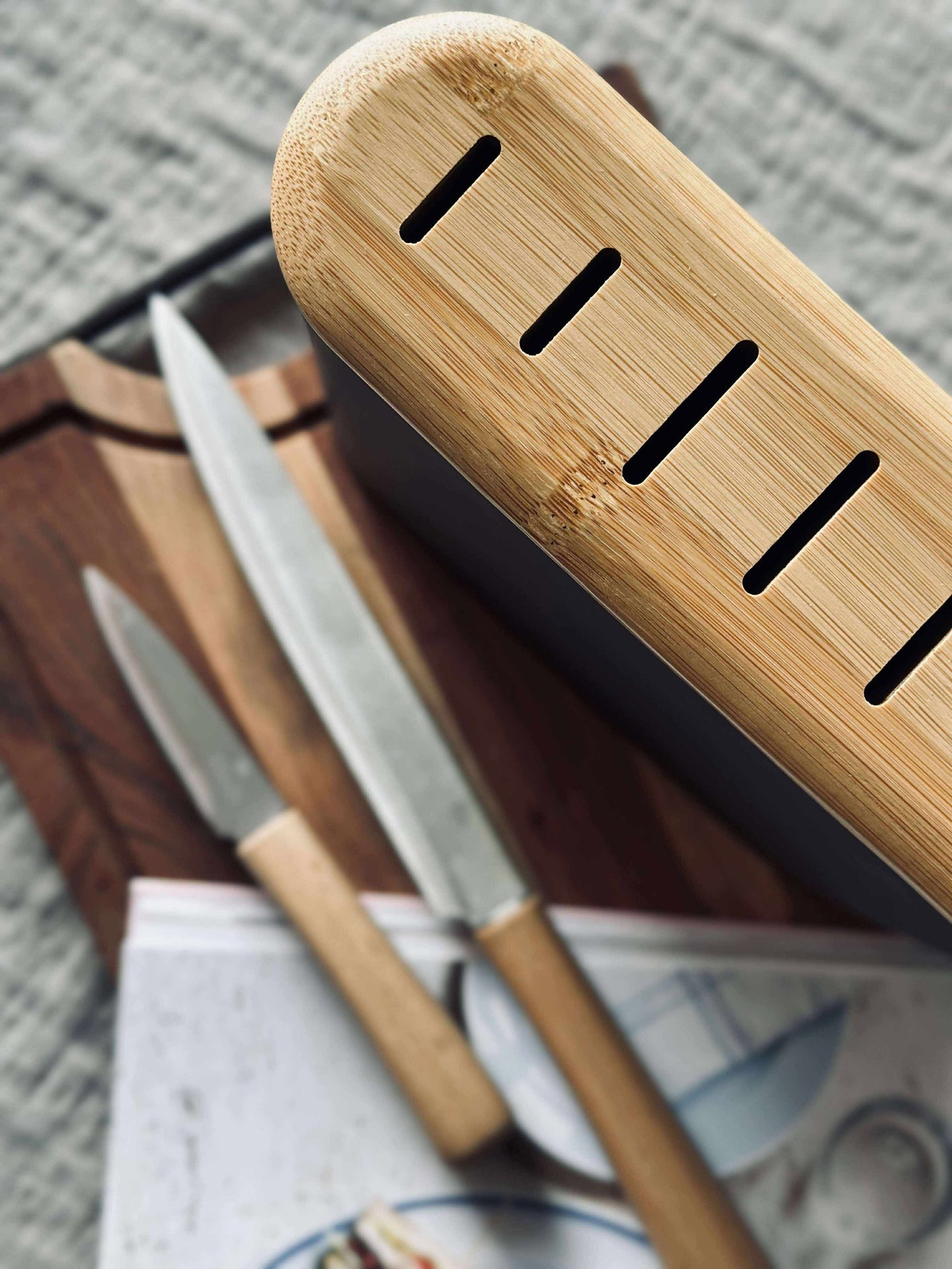 Knivblock för 7 knivar