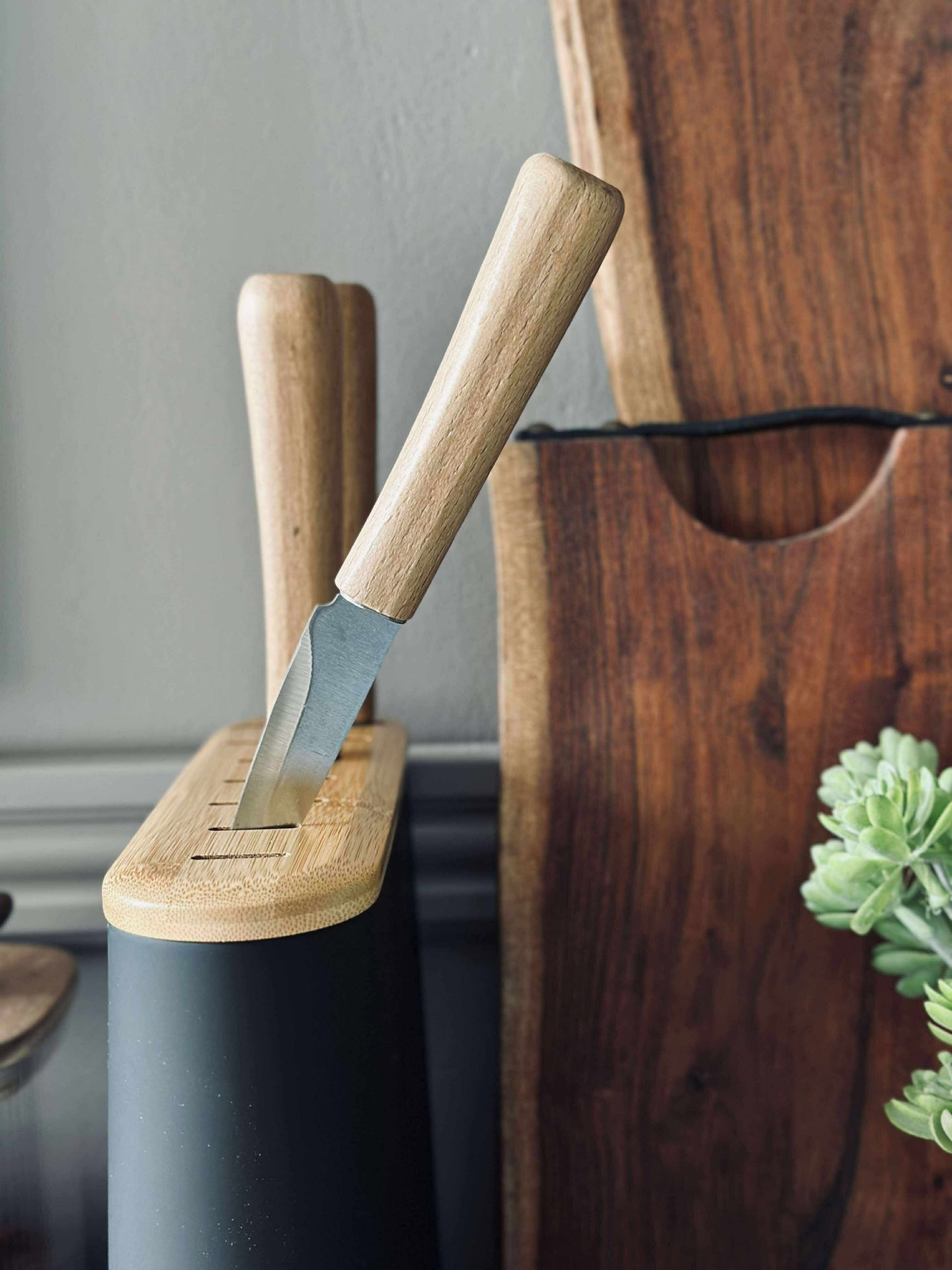 Knivblock för 7 knivar