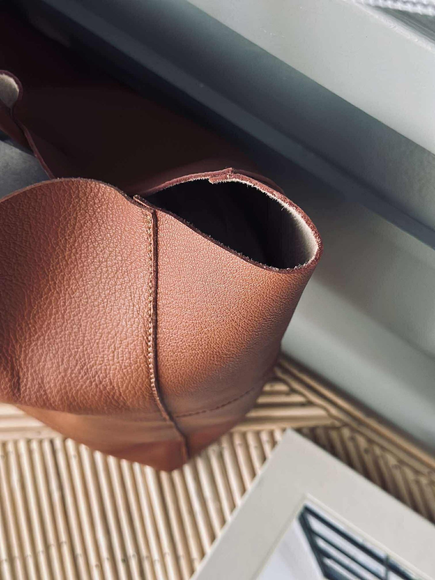 Shopper Daily i mjukt läder - Cognac