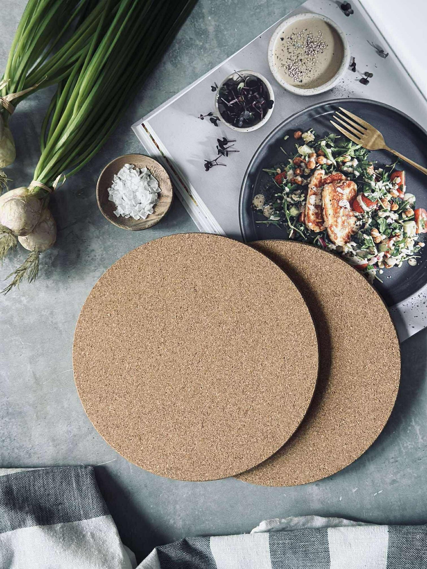 Bordunderlägg - Magnetisk kork 2 st.