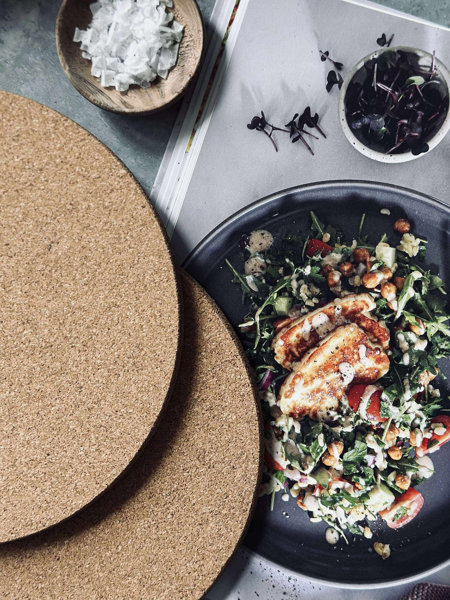 Bordunderlägg - Magnetisk kork 2 st.