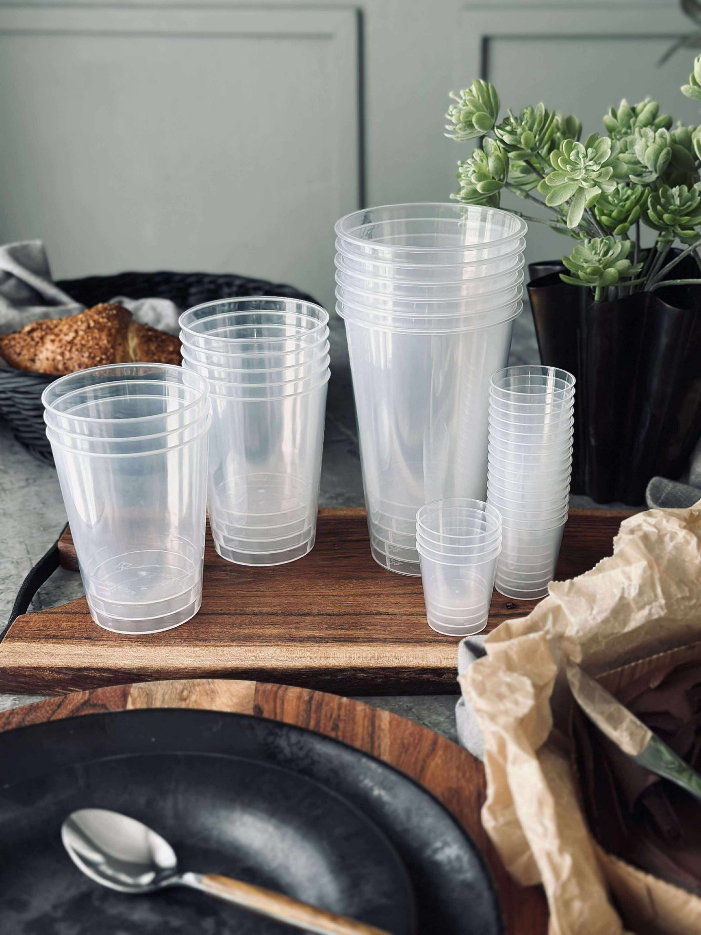 Återanvändbara ölglas 50 cl - 6 st.