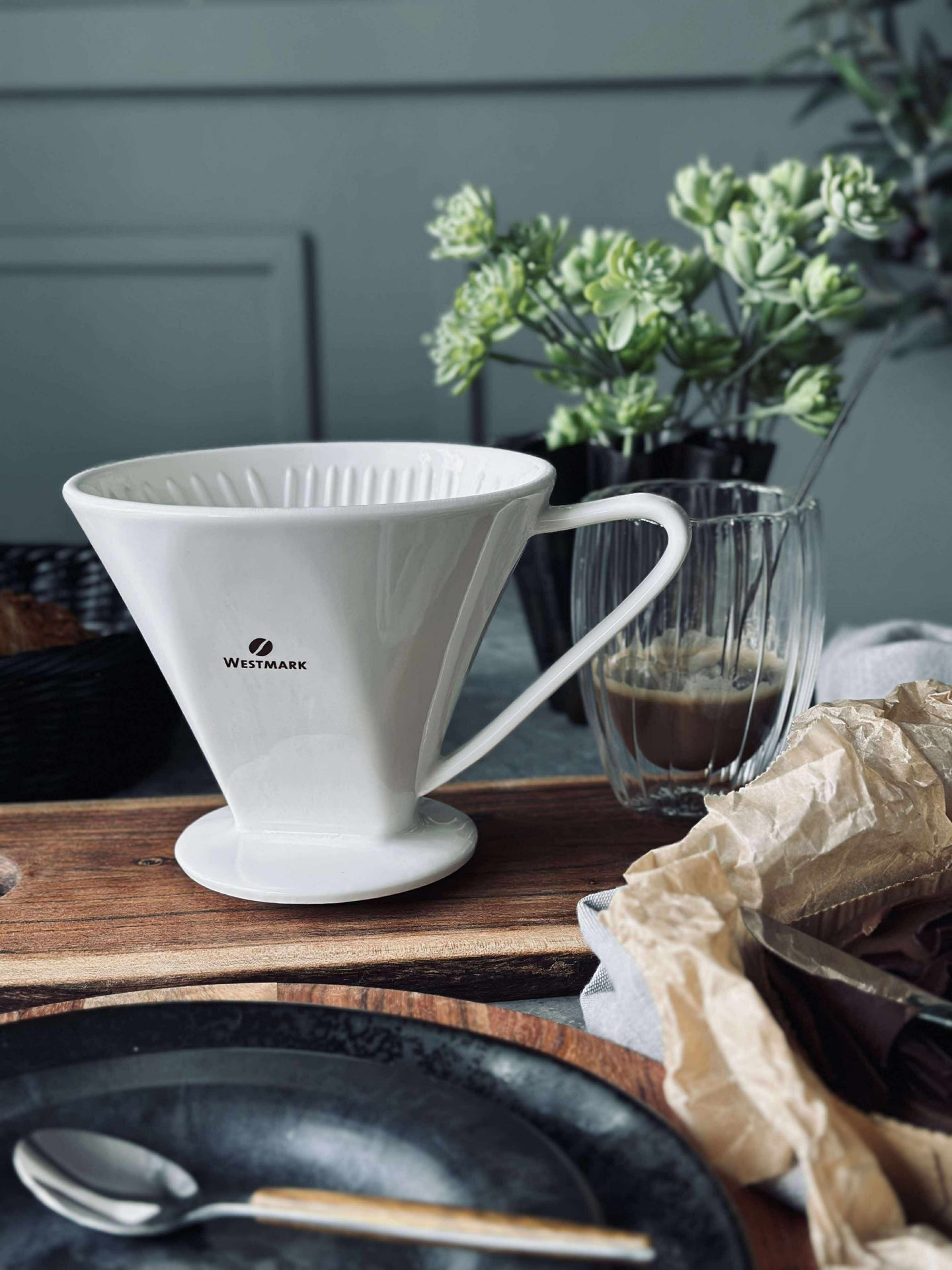 Kaffefilter i porslin