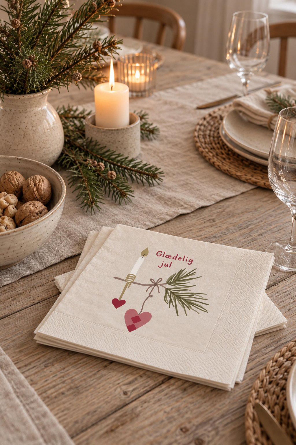 Servetter Jul - 20 st.