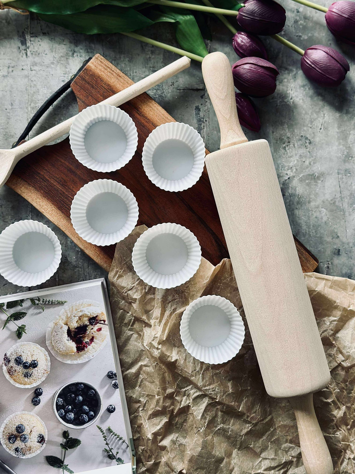 Muffinsformar i silikon - 6 st.