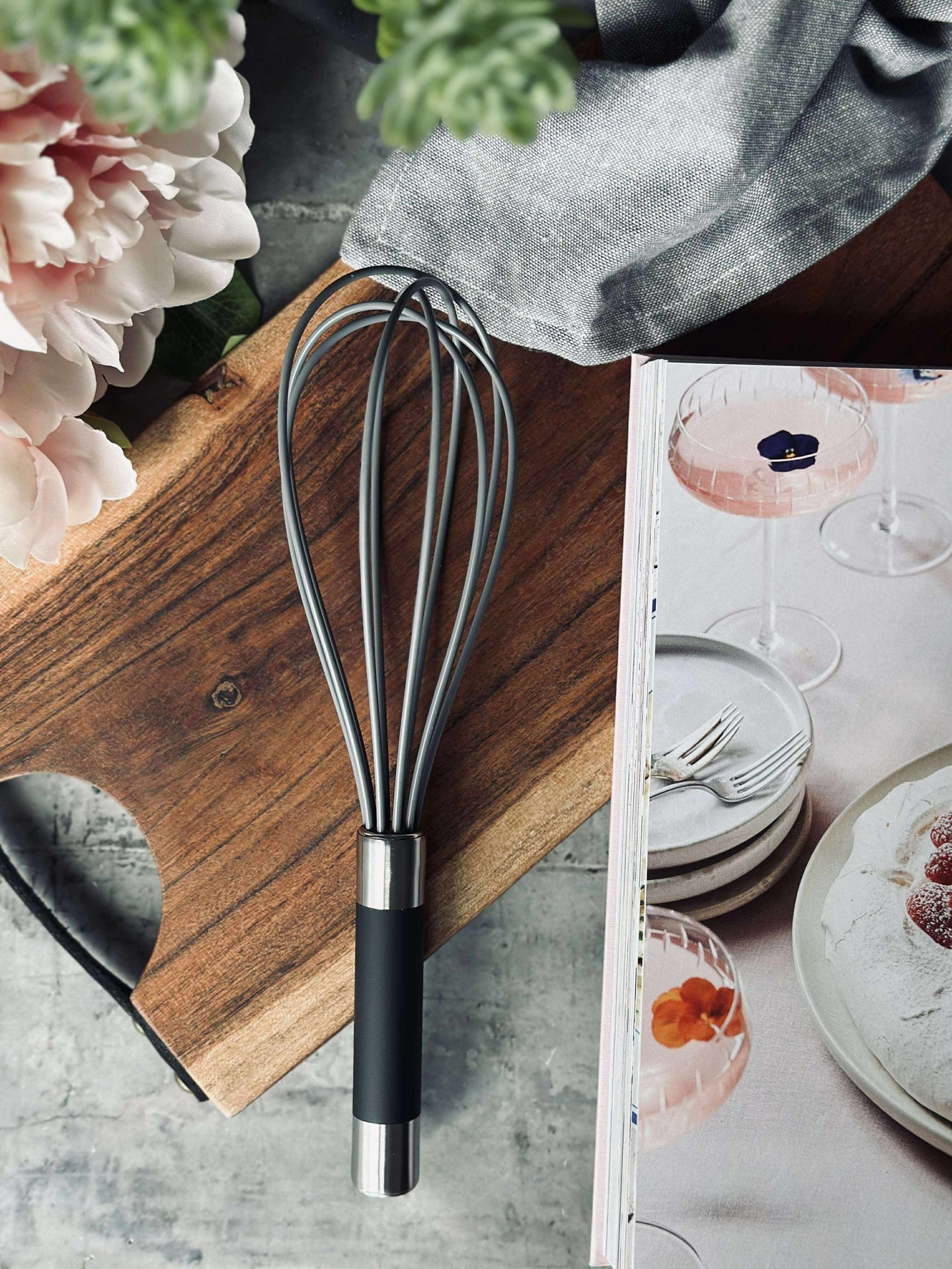 Visp med silikonbeläggning