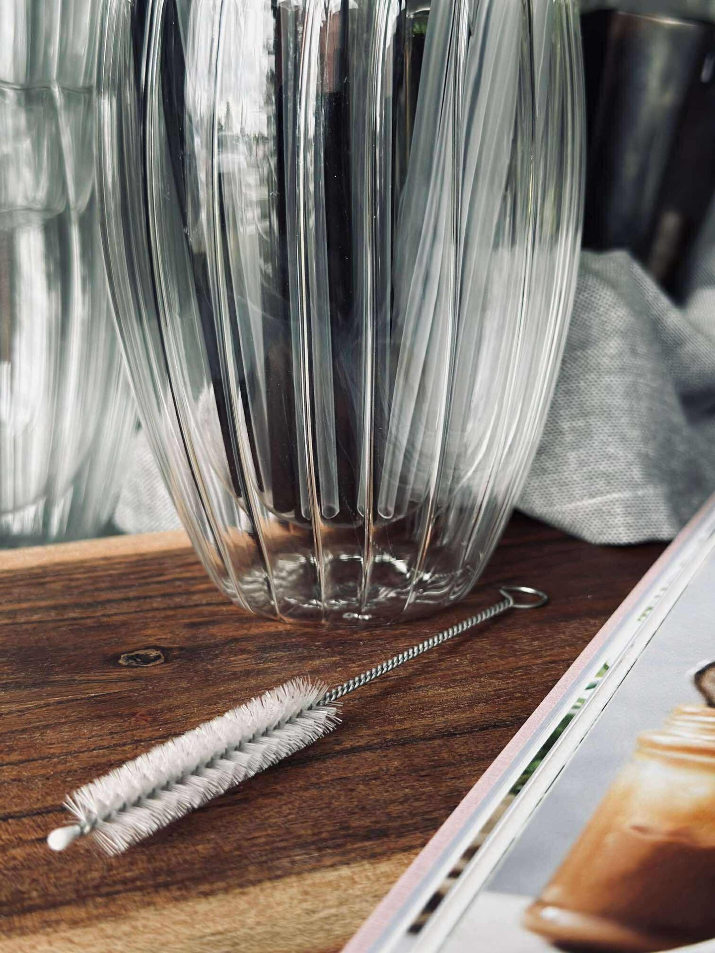 Korta sugrör för cocktails - 50 st. Återanvändbara