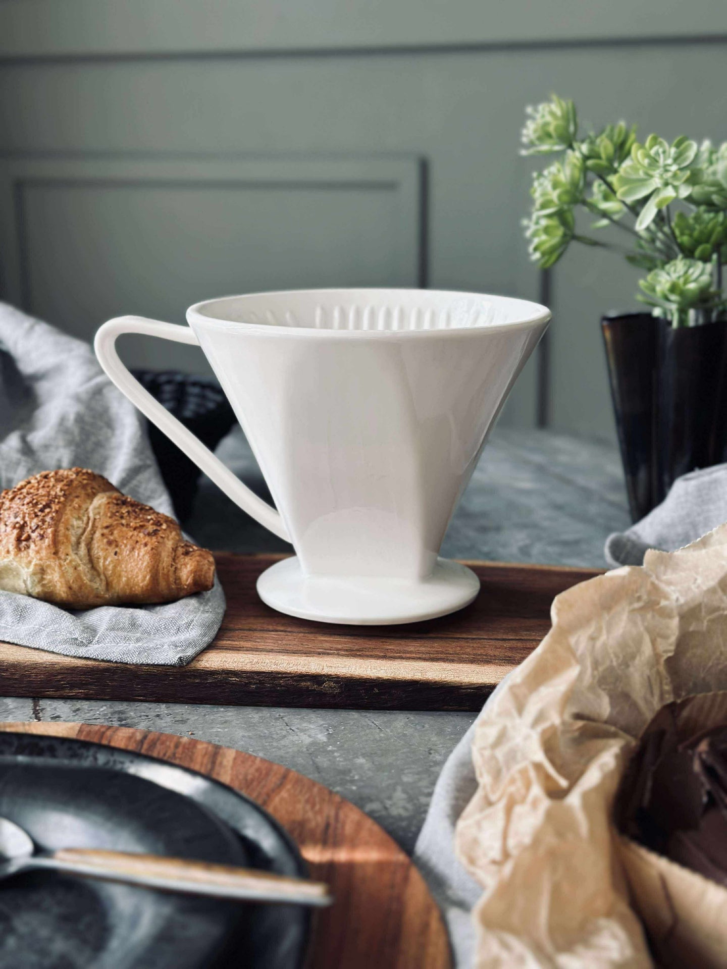 Kaffefilter i porslin