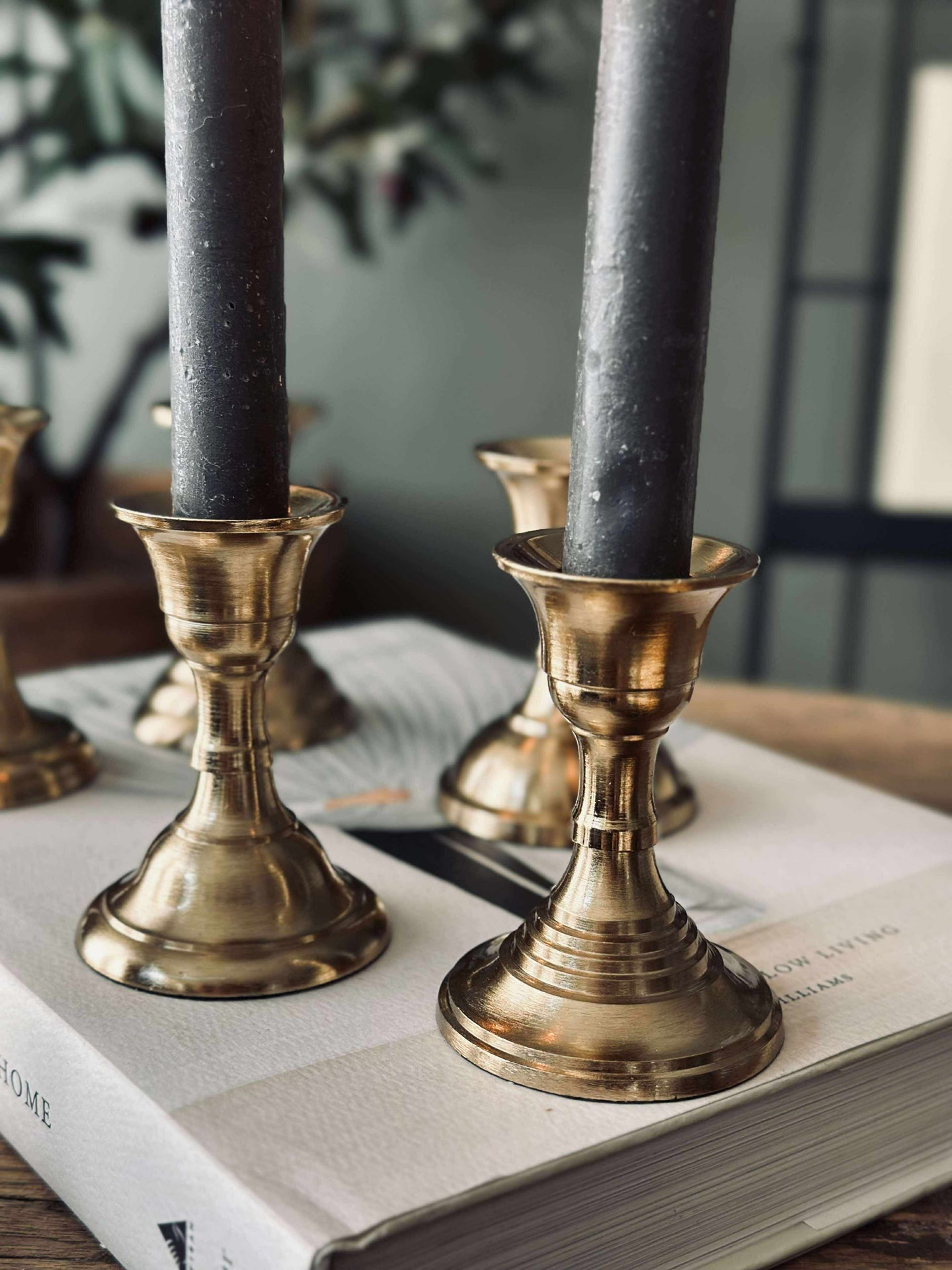 Ljusstake 8 cm - Golden mix