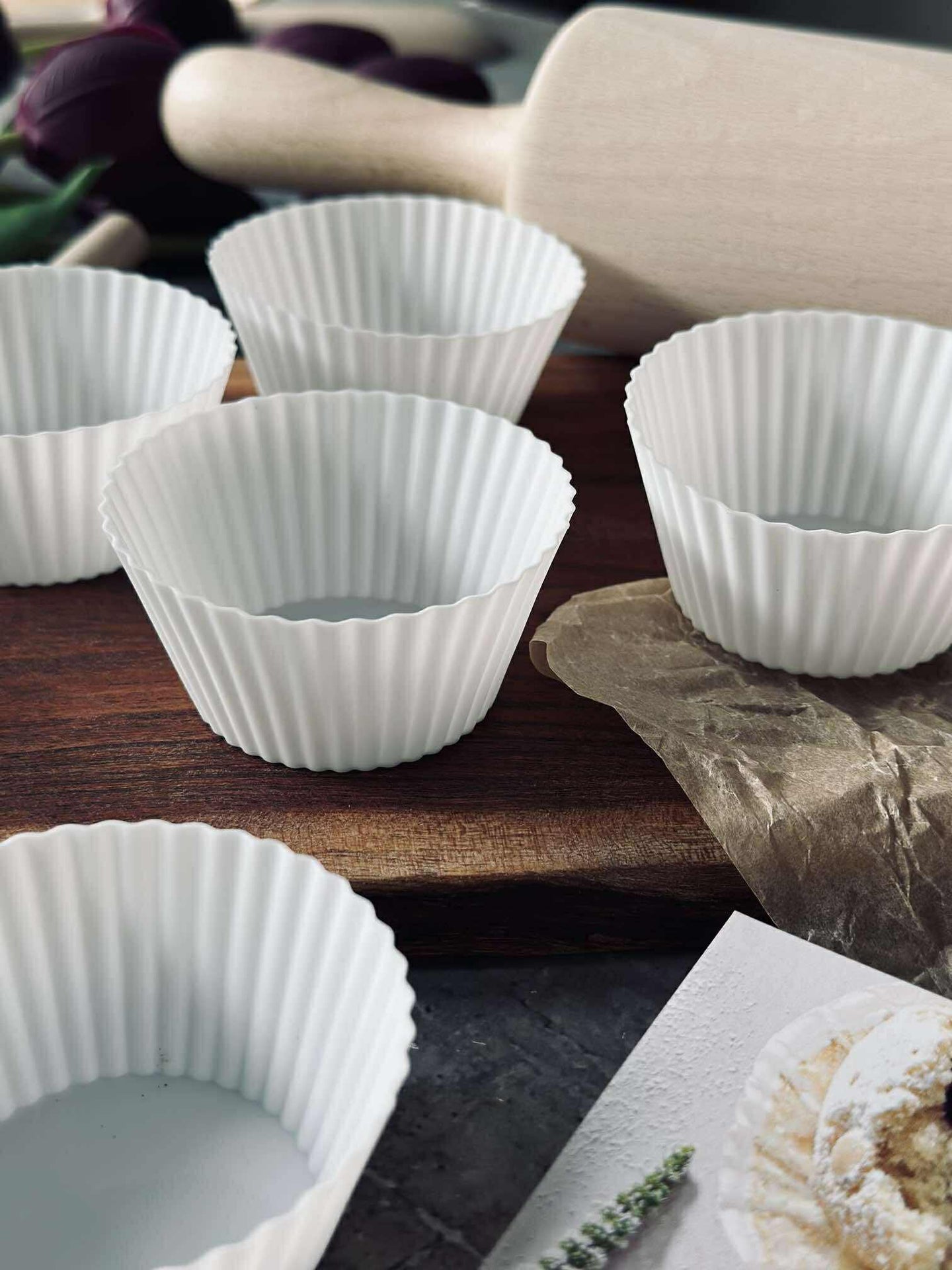 Muffinsformar i silikon - 6 st.