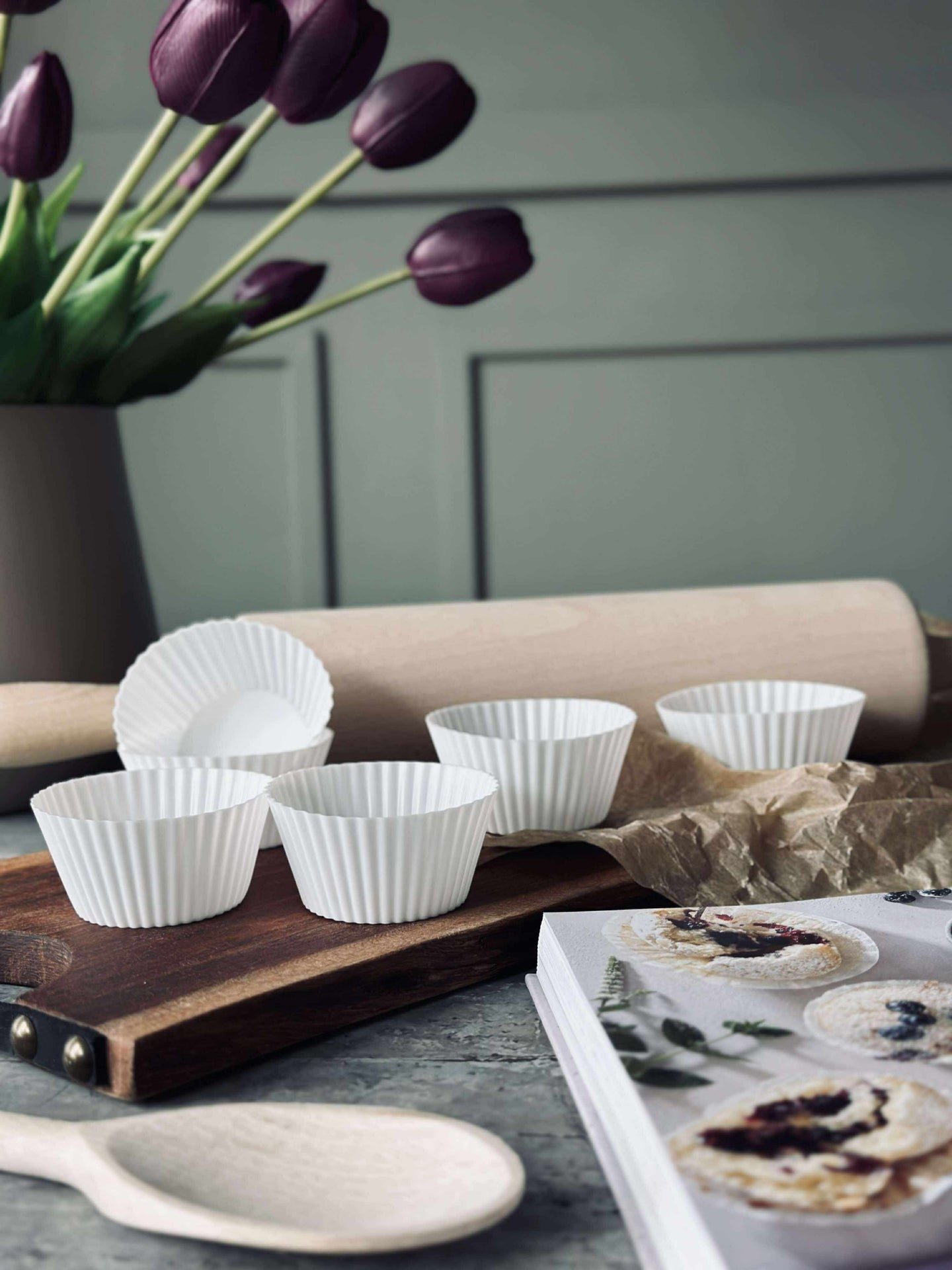 Muffinsformar i silikon - 6 st.