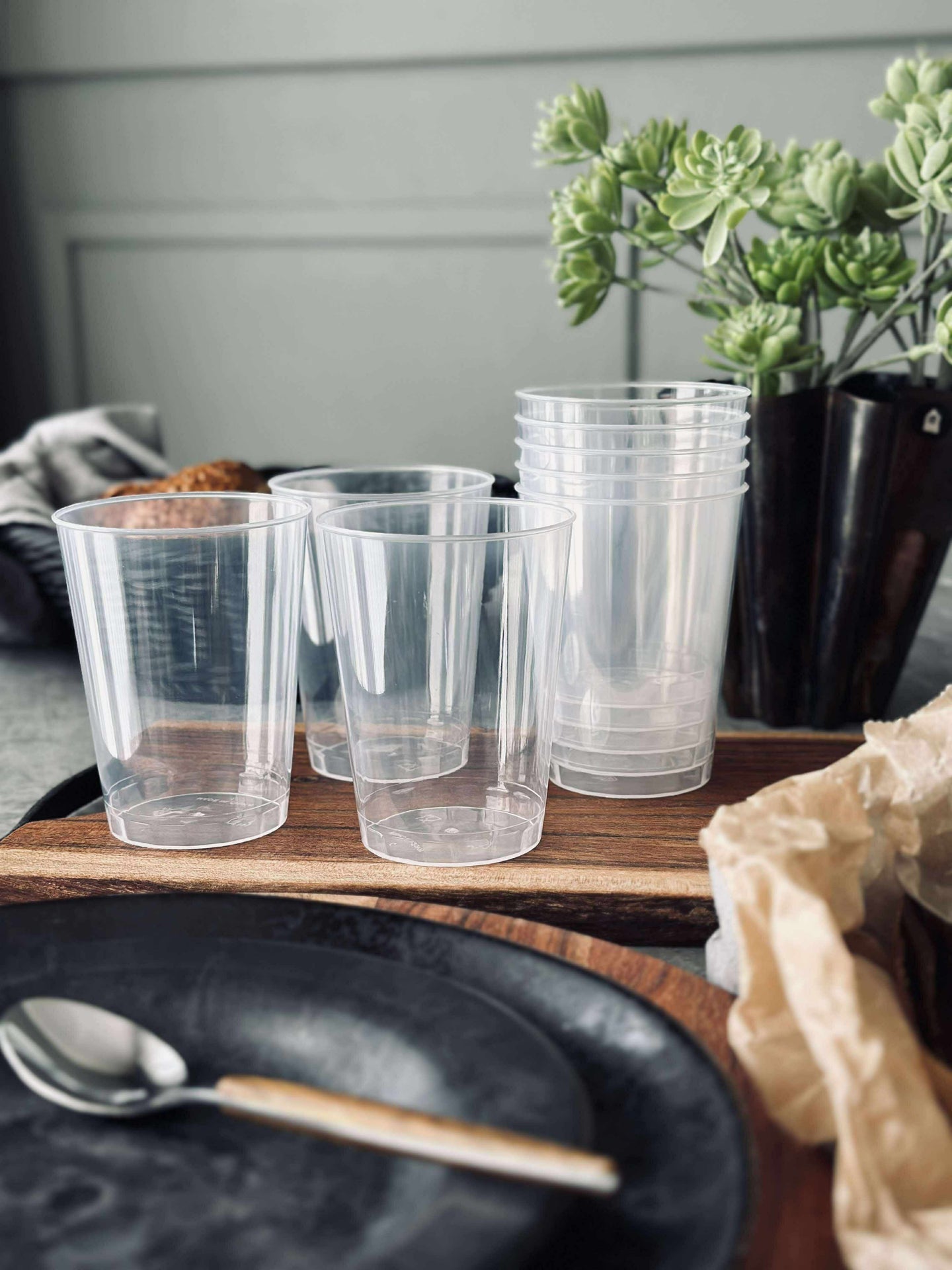 Återanvändbara ölglas 25 cl - 6 st.