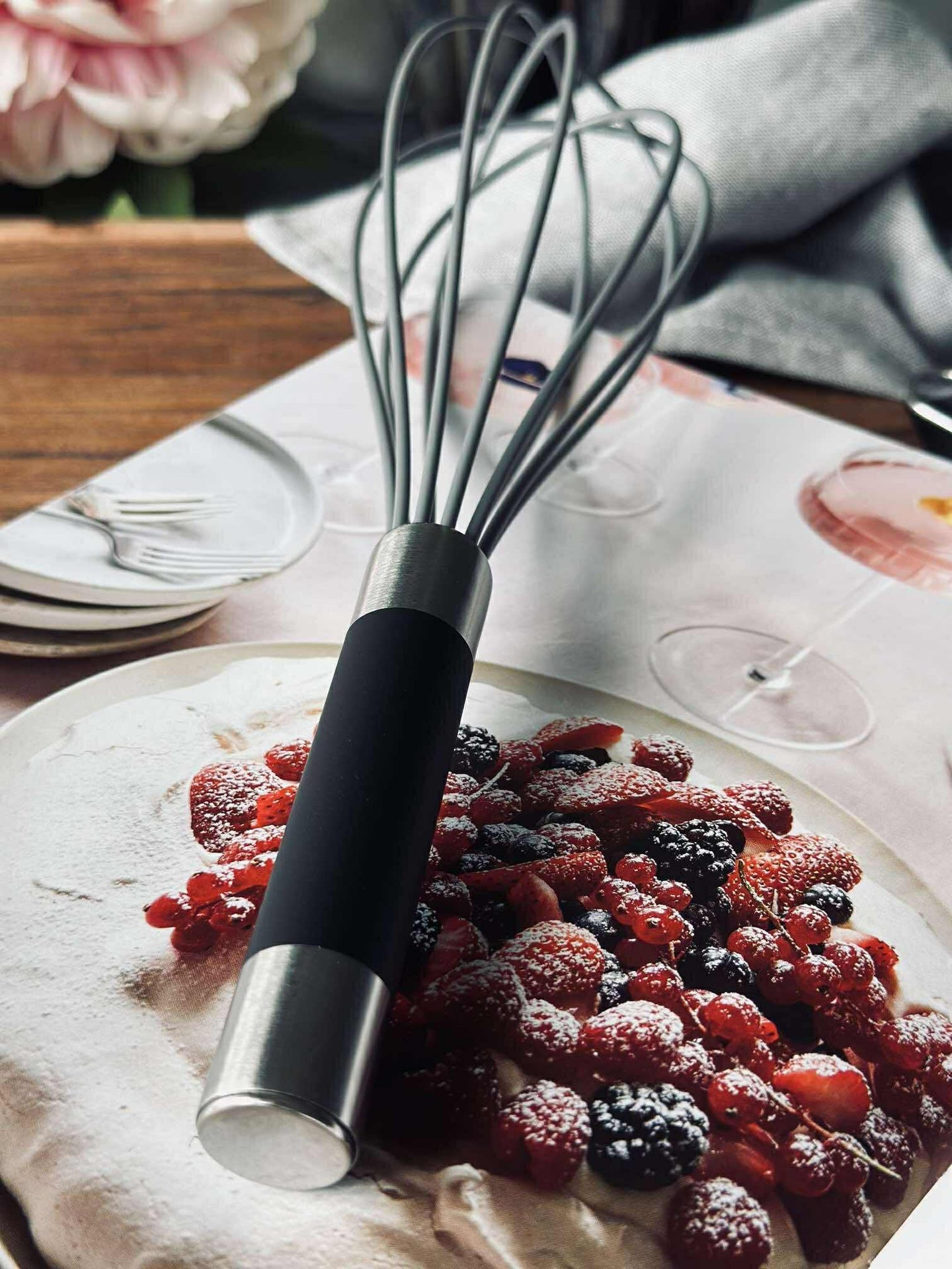 Visp med silikonbeläggning