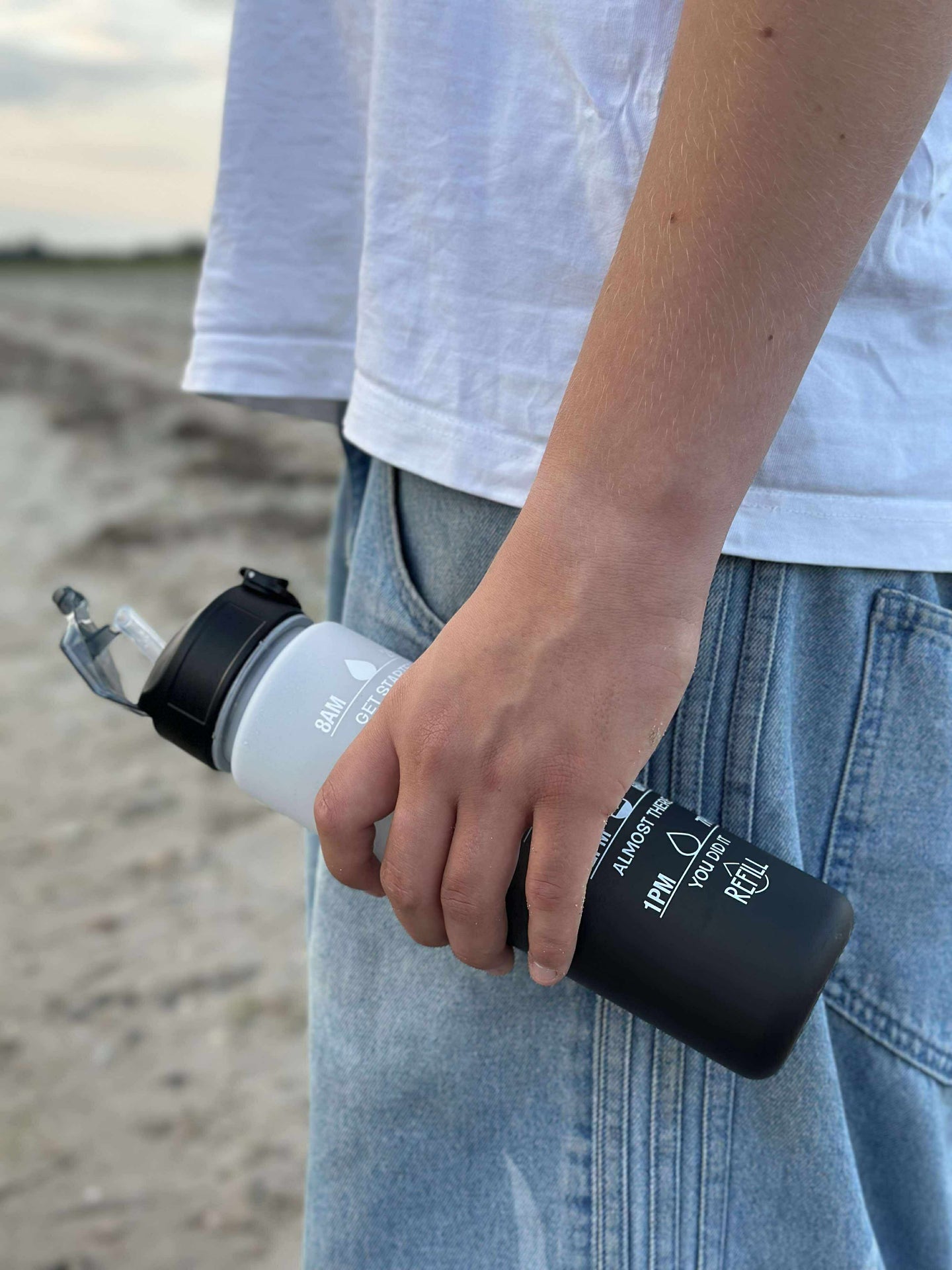 Vattenflaskor STONE - Set om 3 st