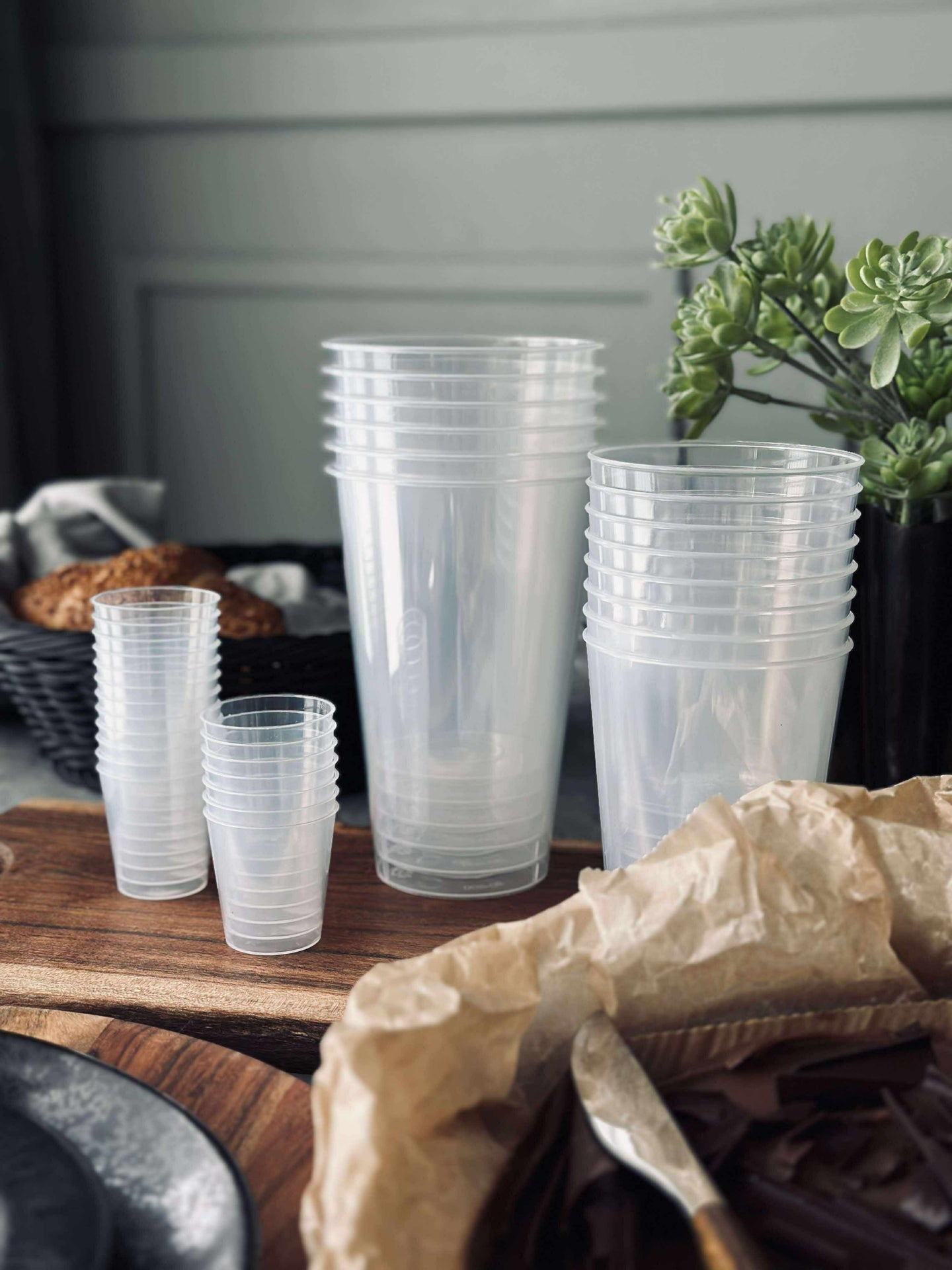 Återanvändbara snapsglas 20 st.