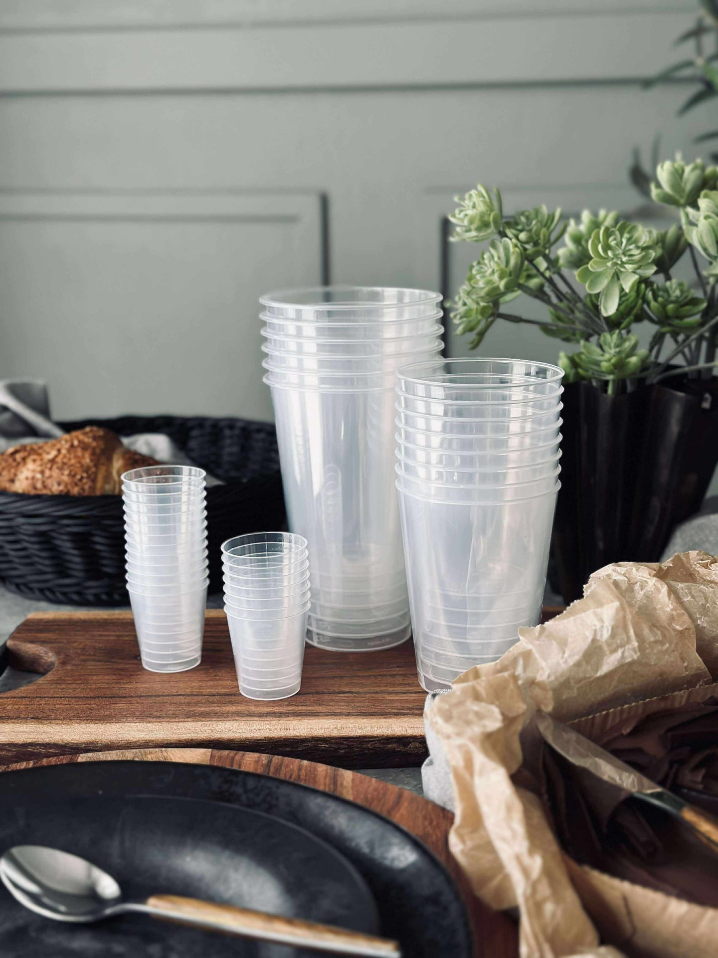 Återanvändbara ölglas 25 cl - 6 st.