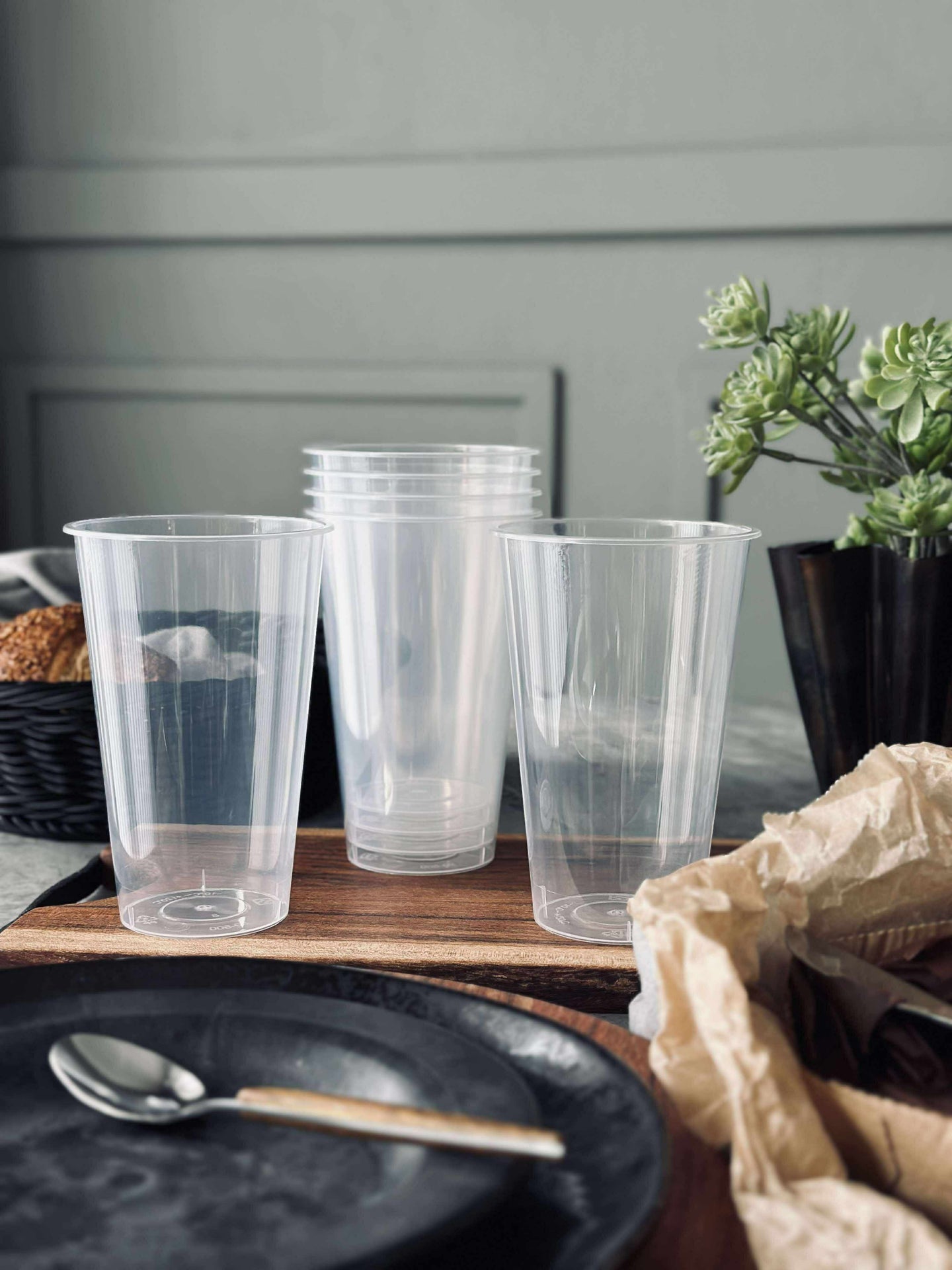 Återanvändbara ölglas 50 cl - 6 st.