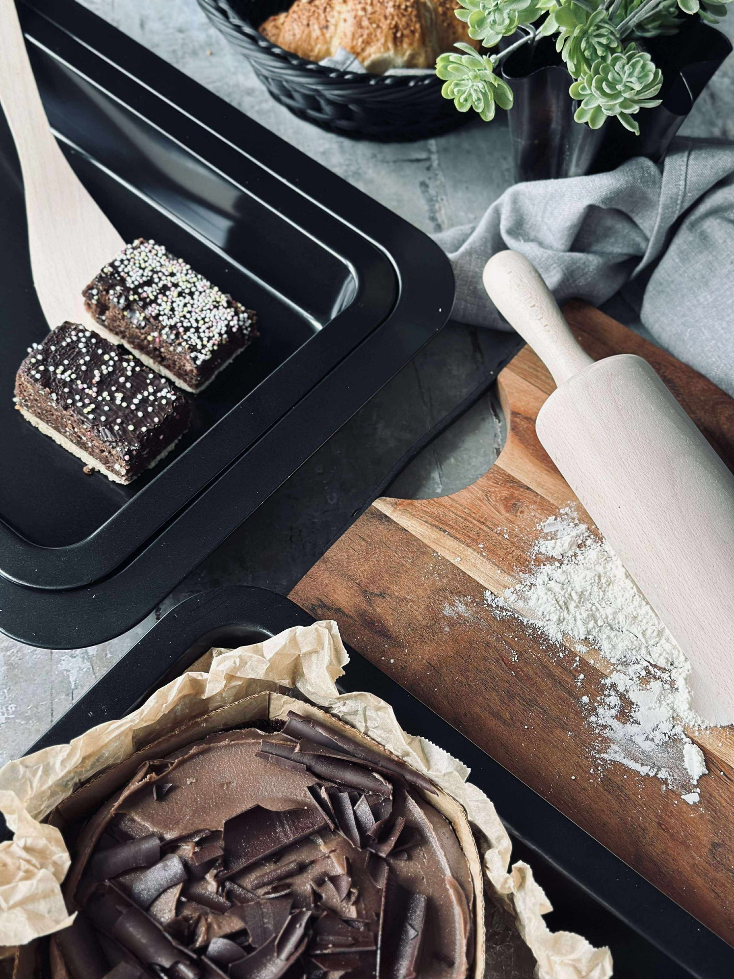 Ugnsform set med 3 st. Non-stick