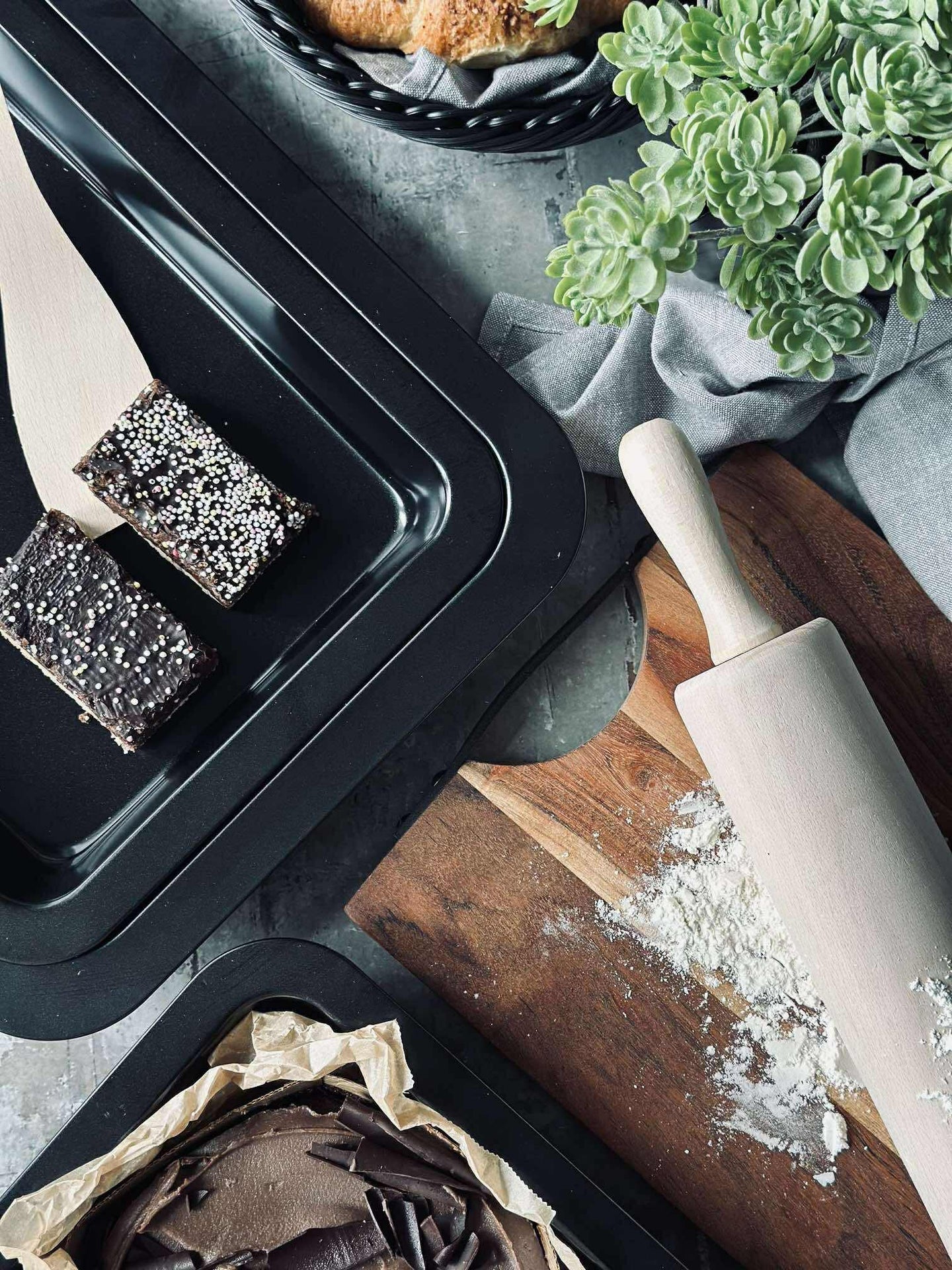 Ugnsform set med 3 st. Non-stick