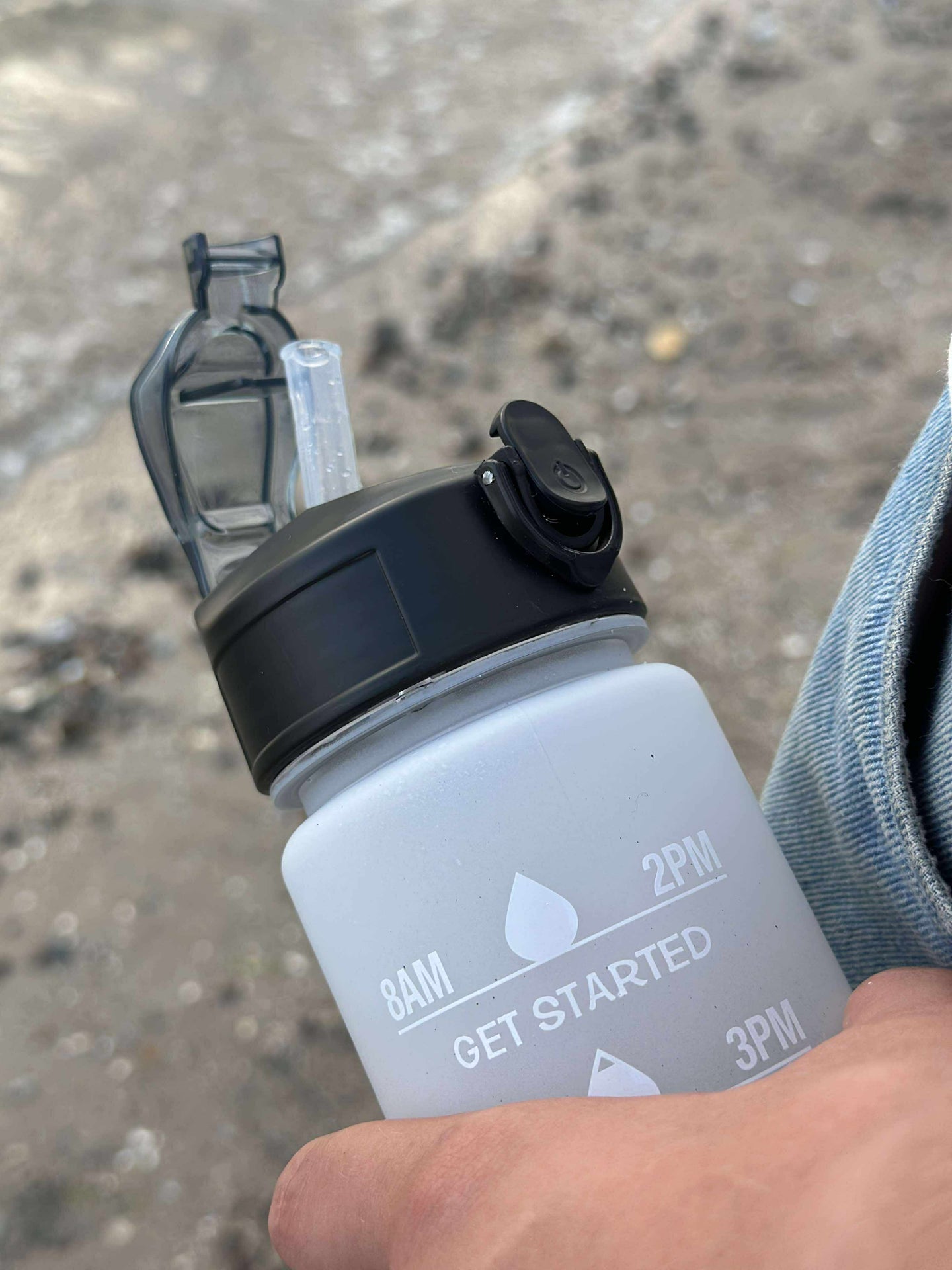 Vattenflaskor STONE - Set om 3 st