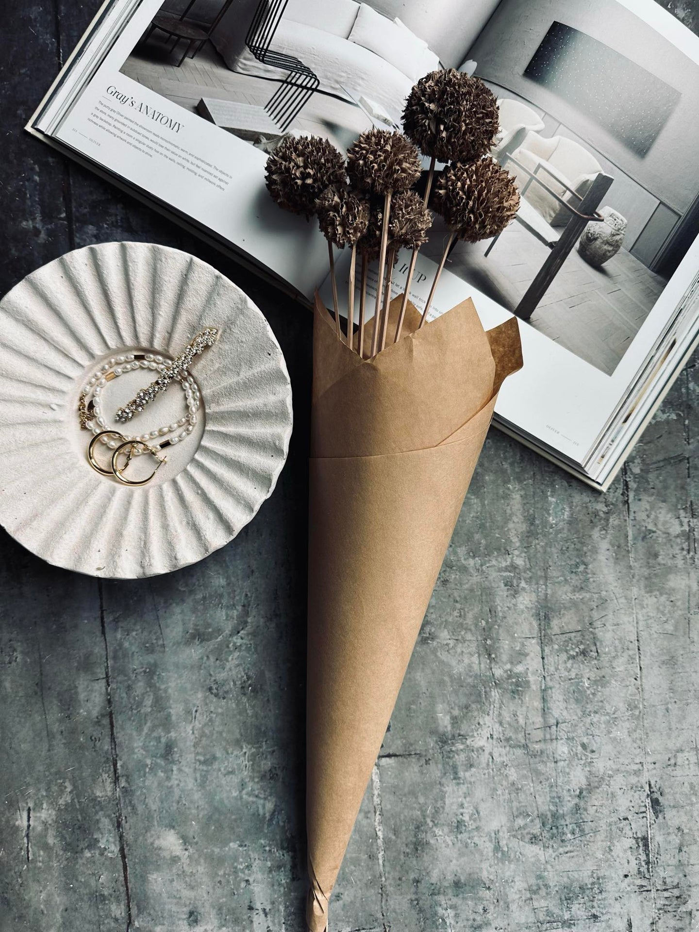 Evighetsbukett - Marigold Sand