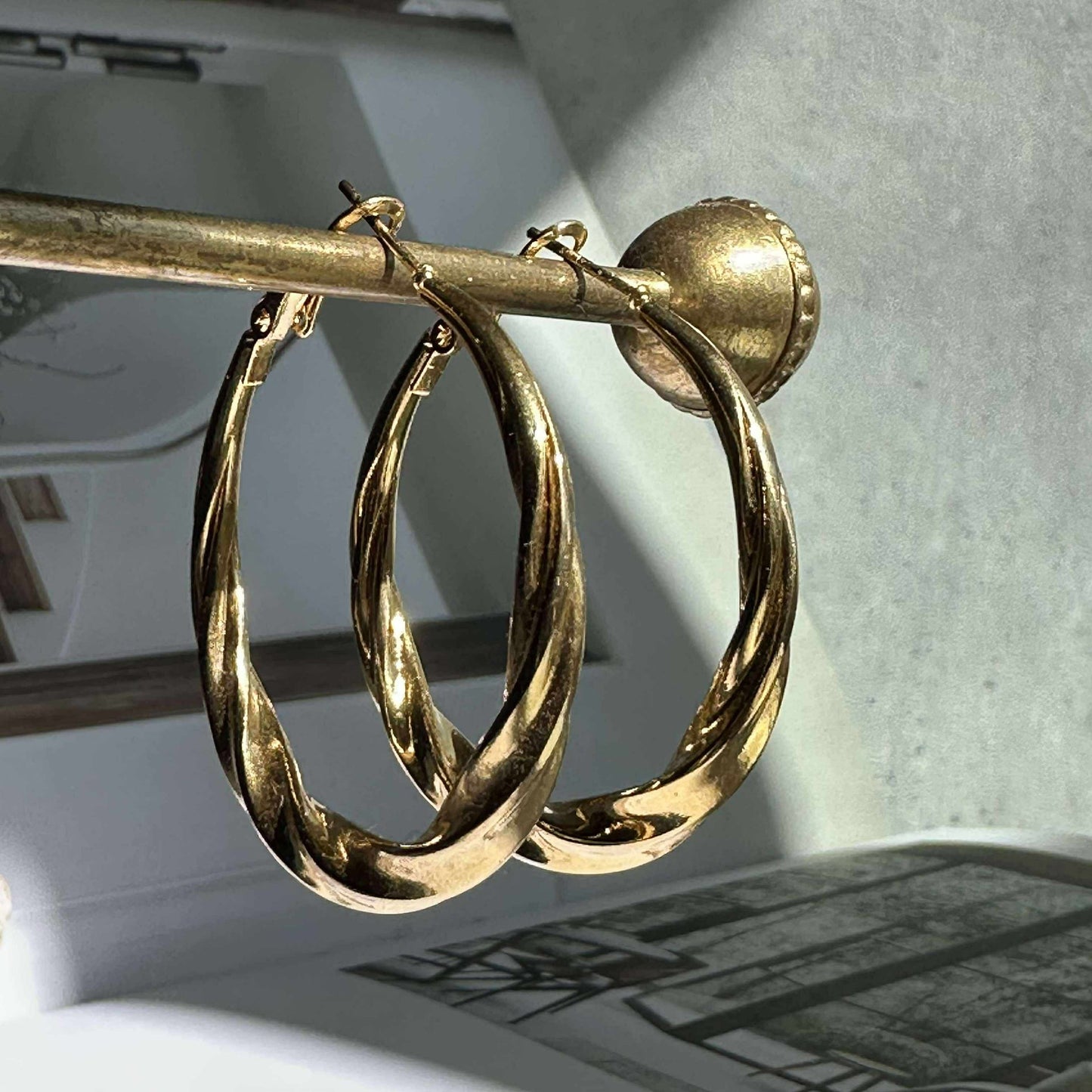 Jayden förgyllda örhängen