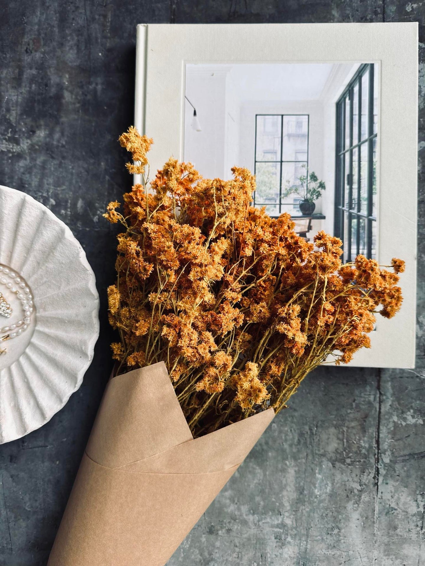 Evighetsbukett Gypsy Gyllene