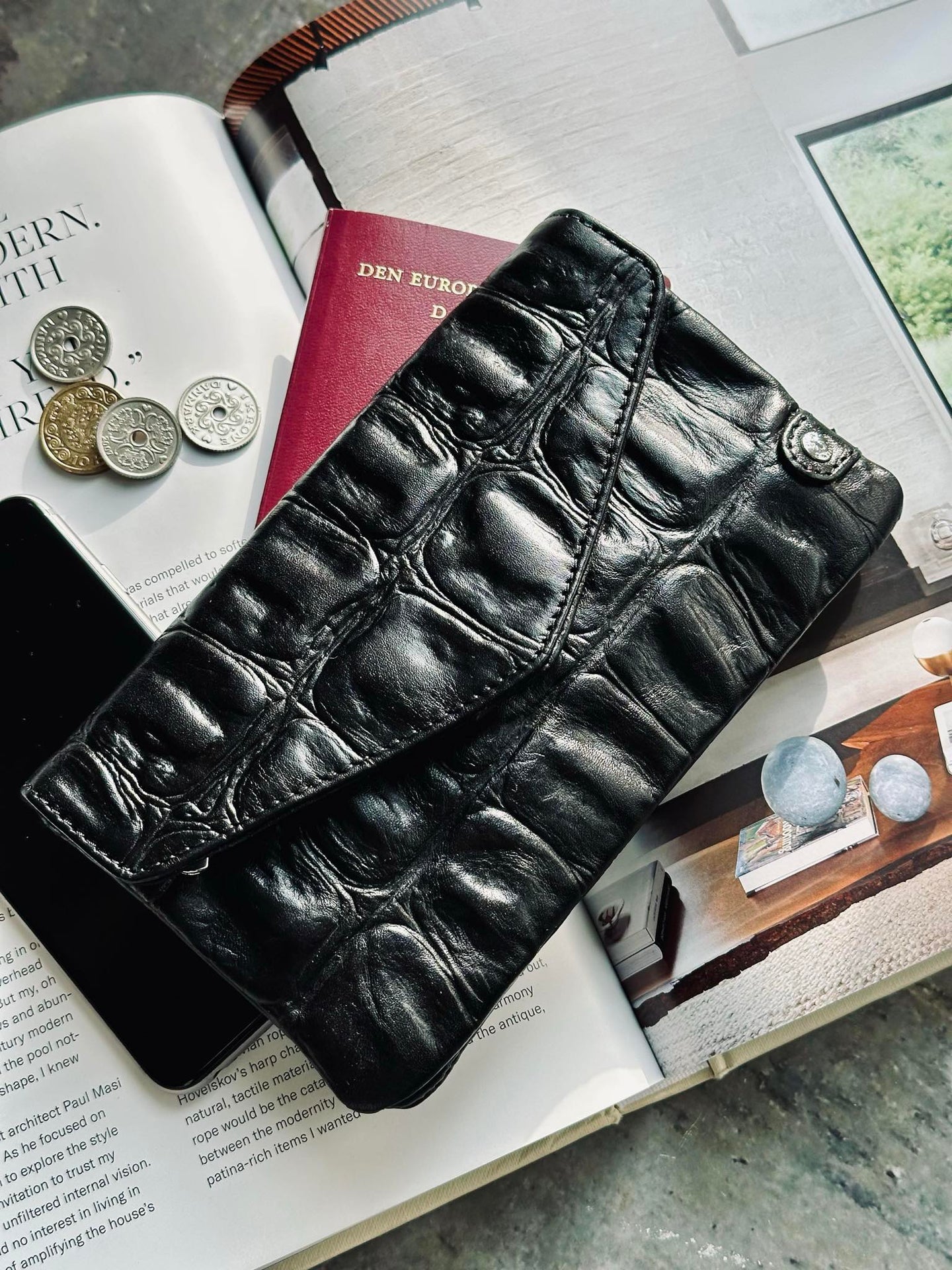 Plånbok Croco deluxe