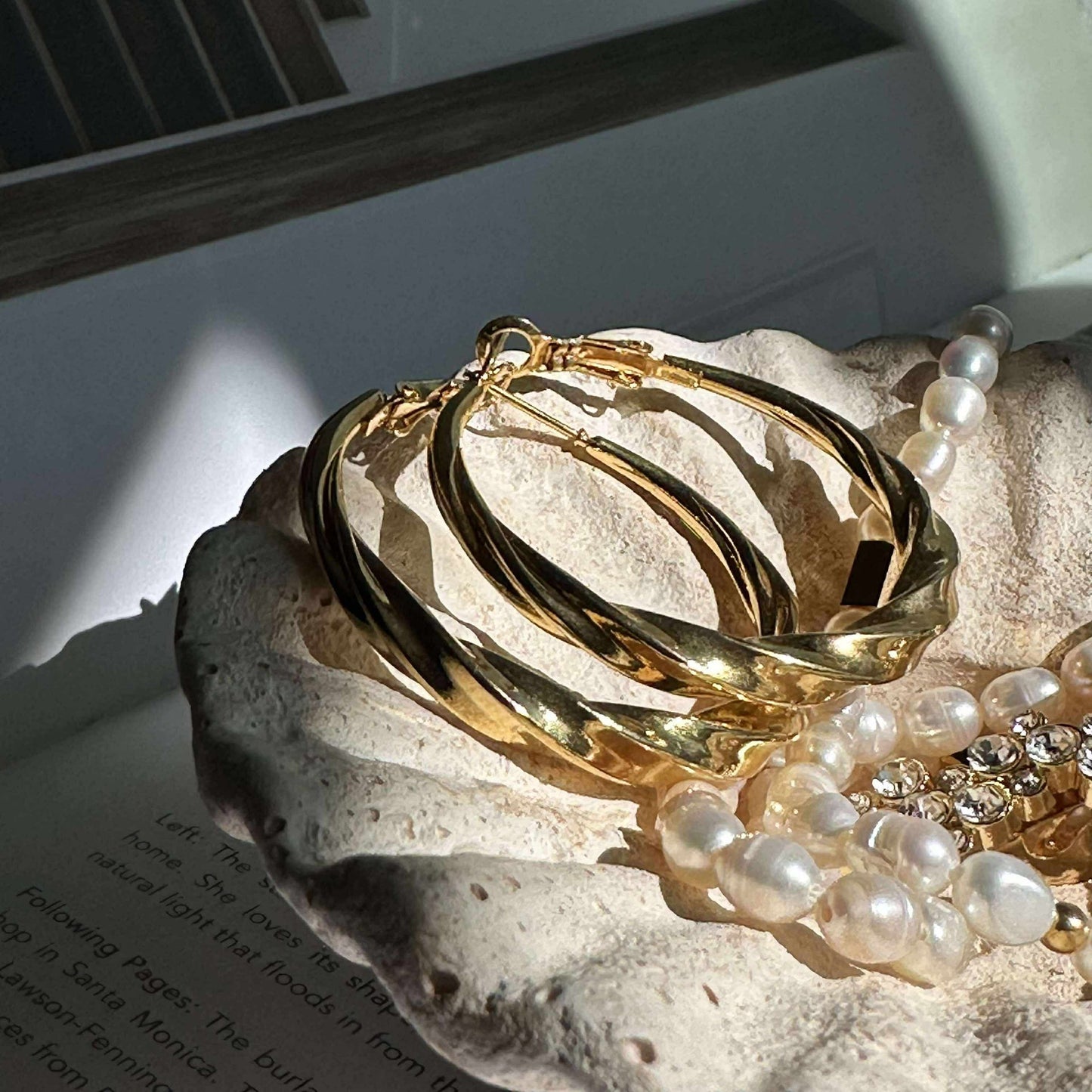 Jayden förgyllda örhängen