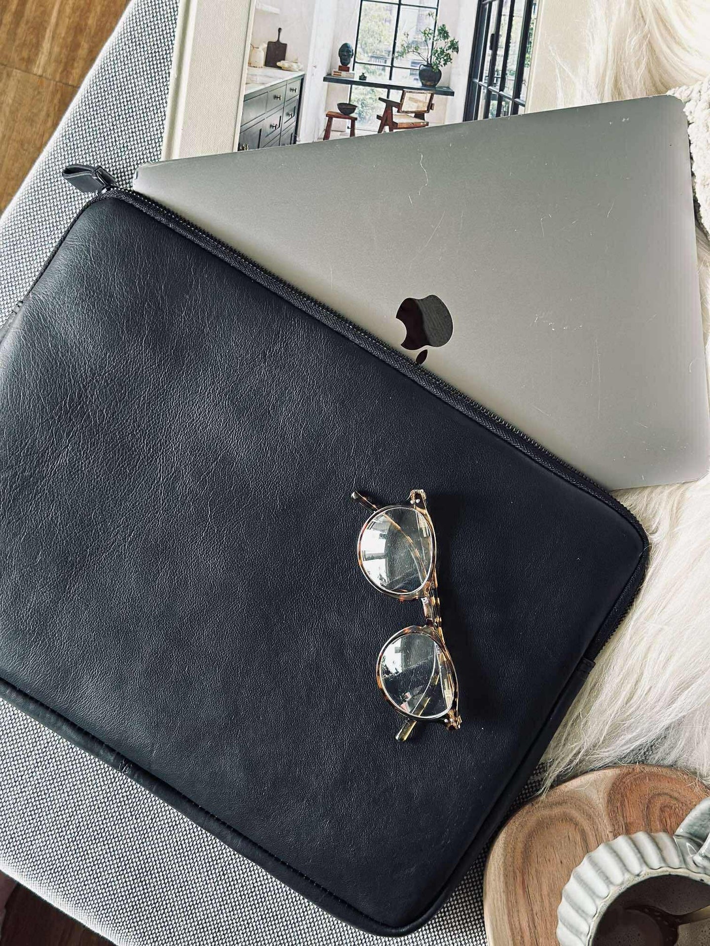 Laptopsleeve - Svart / svart