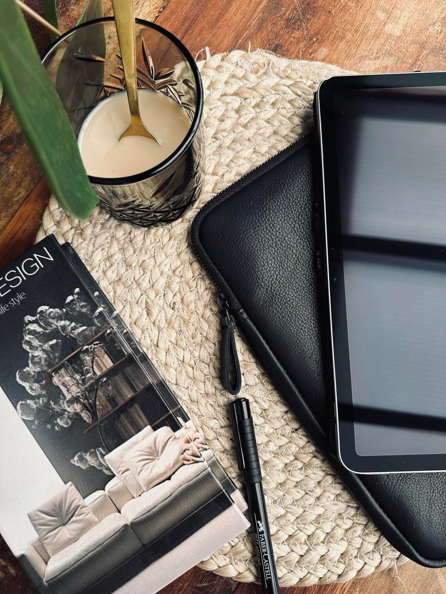 Ipad-fodral - Svart / Svart