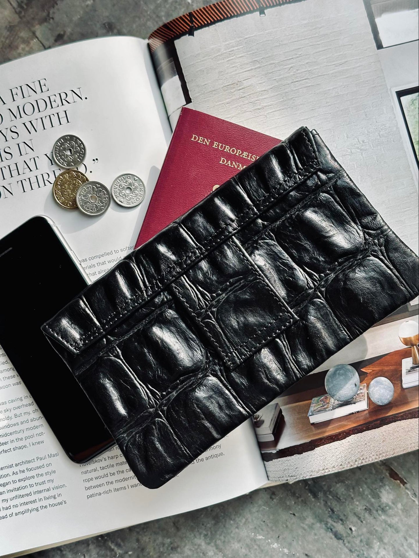 Plånbok Croco deluxe